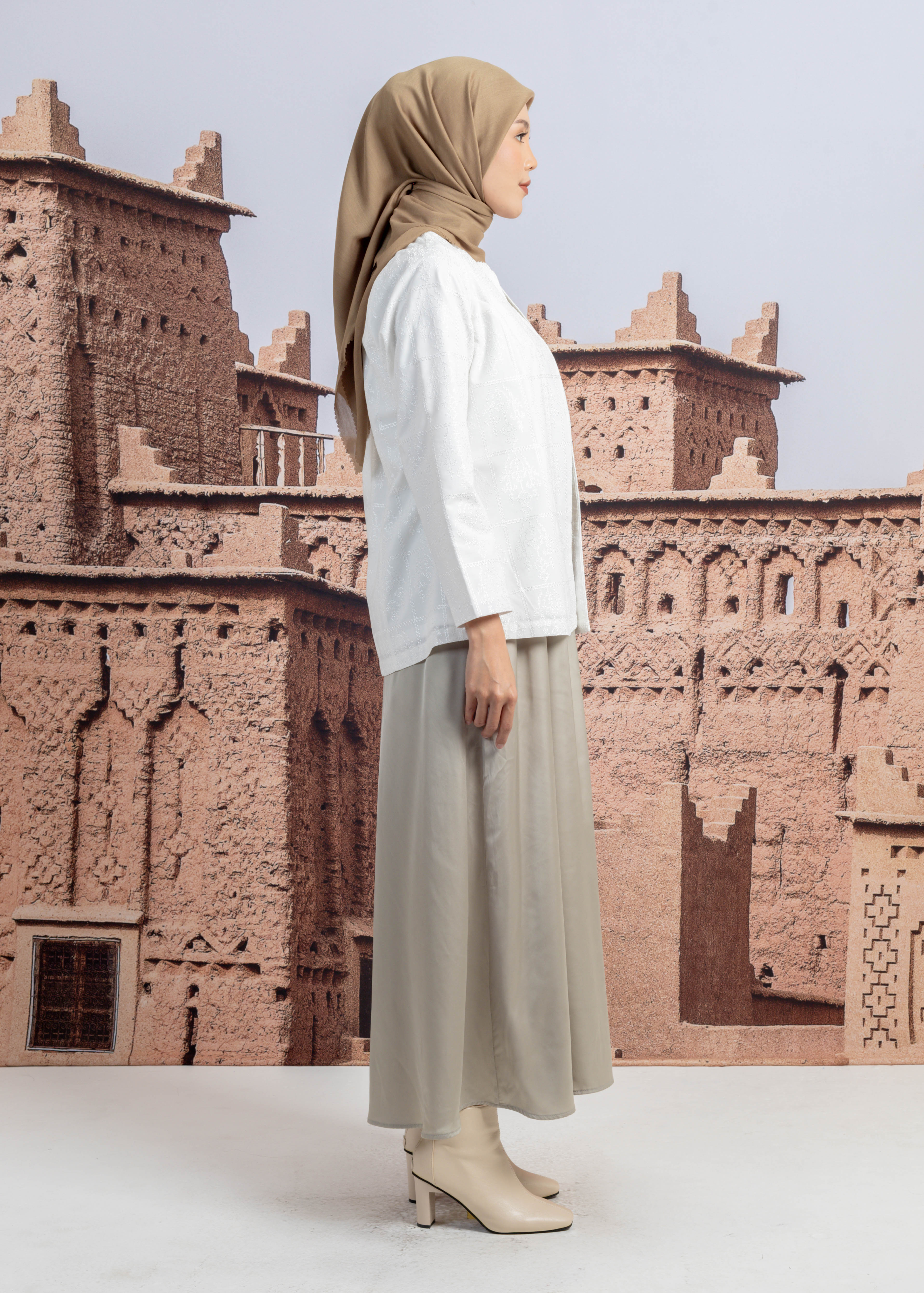 Outer Kancing Cotton Embroiderry