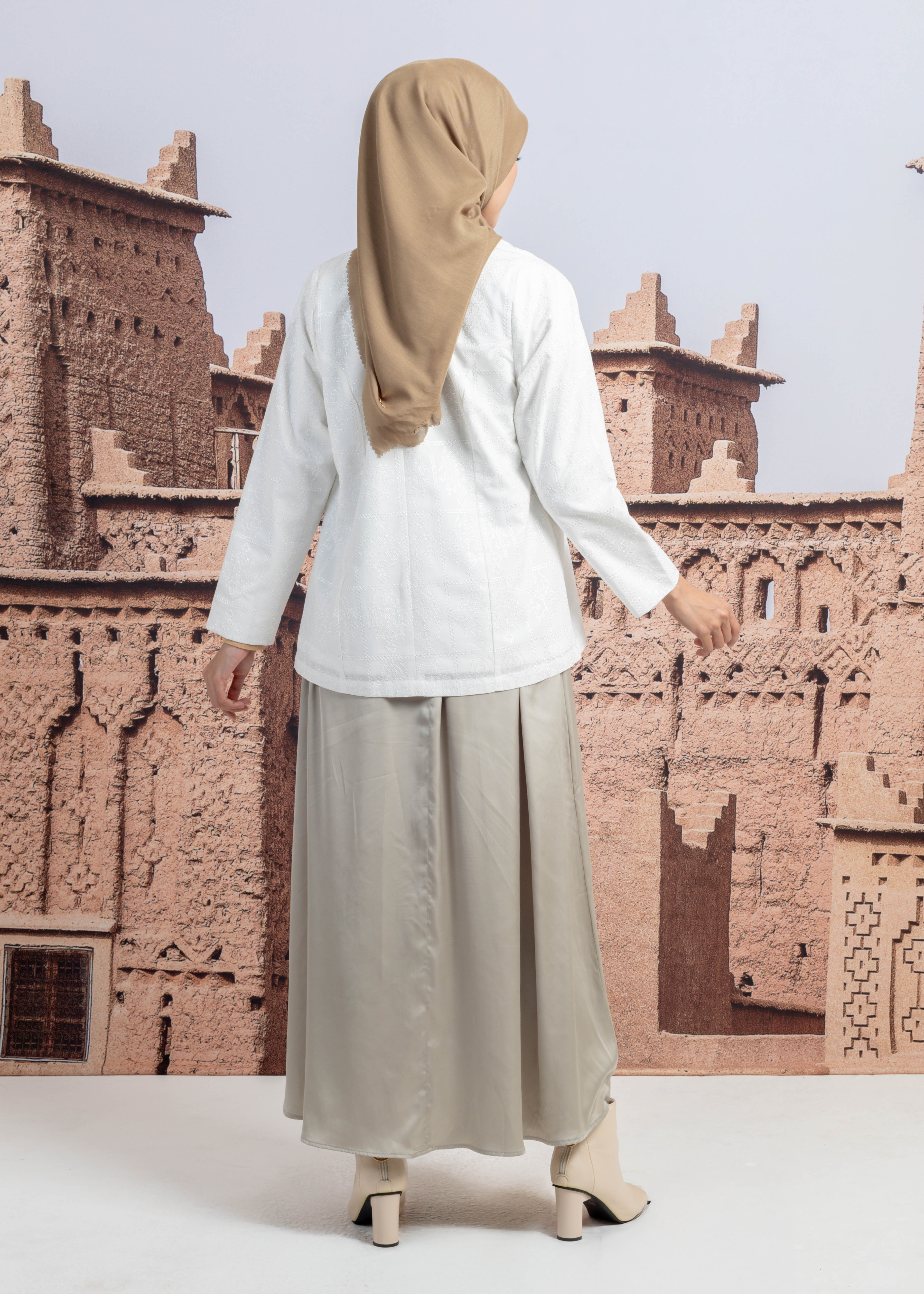 Outer Kancing Cotton Embroiderry