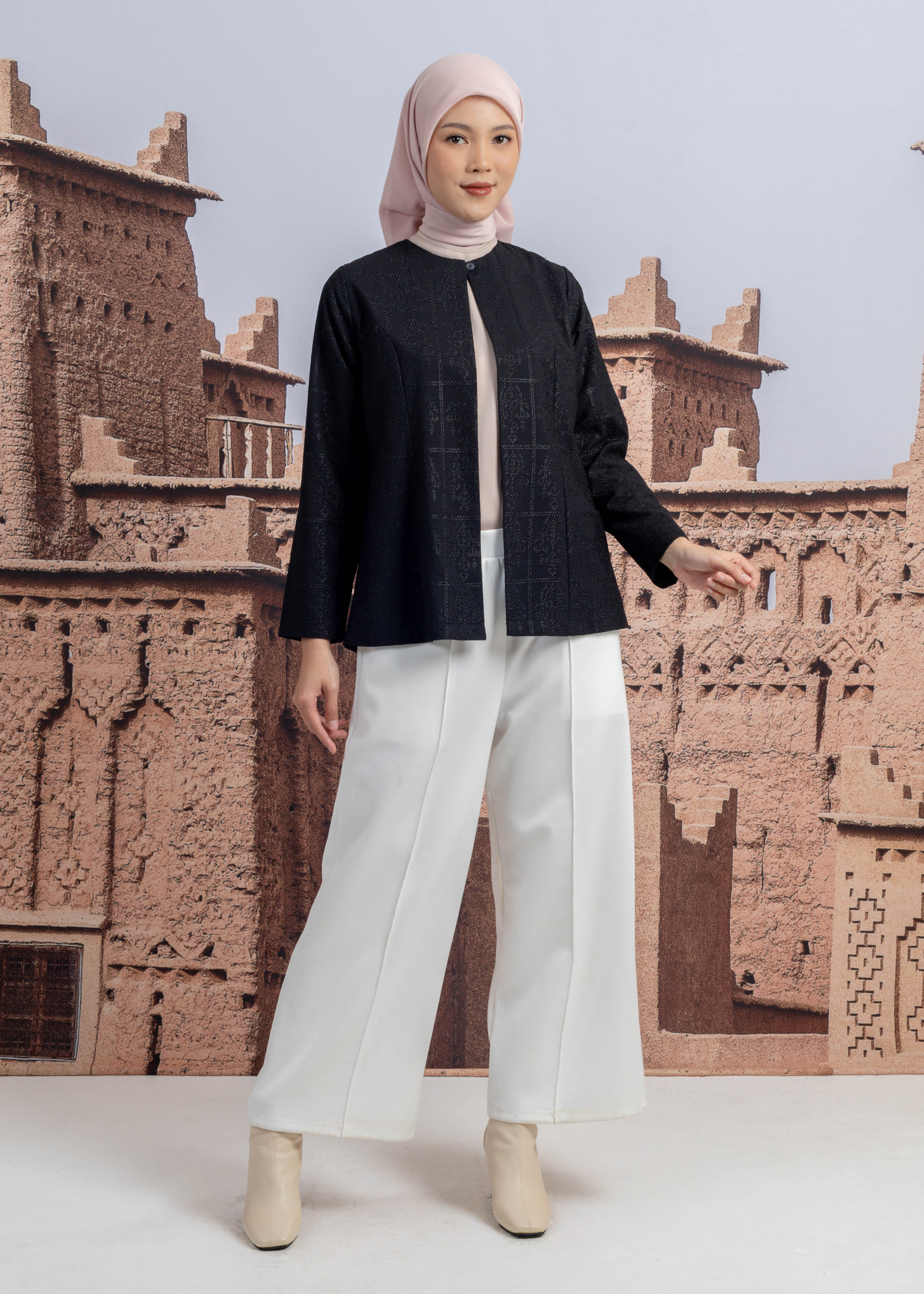 Outer Kancing Cotton Embroiderry