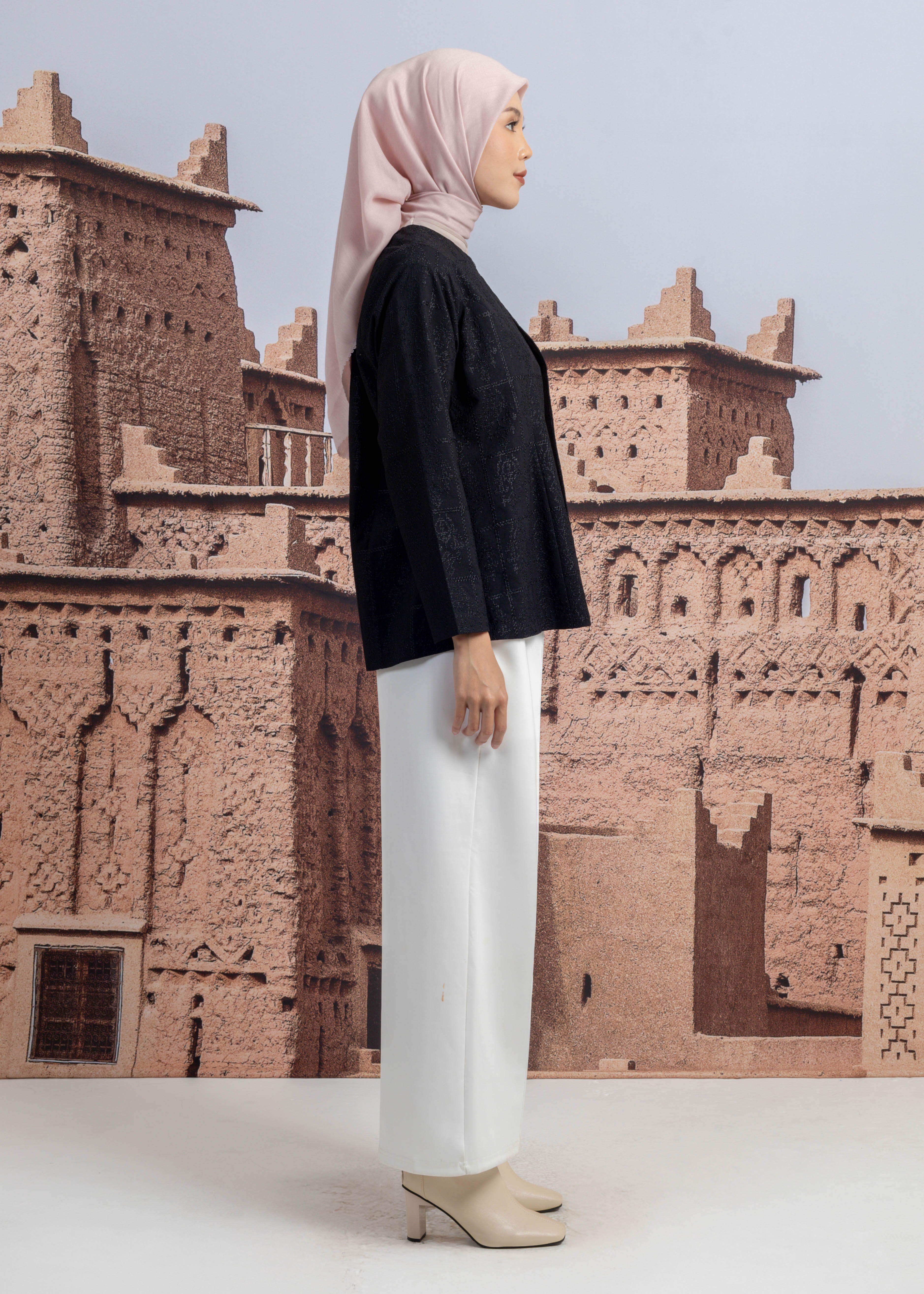 Outer Kancing Cotton Embroiderry