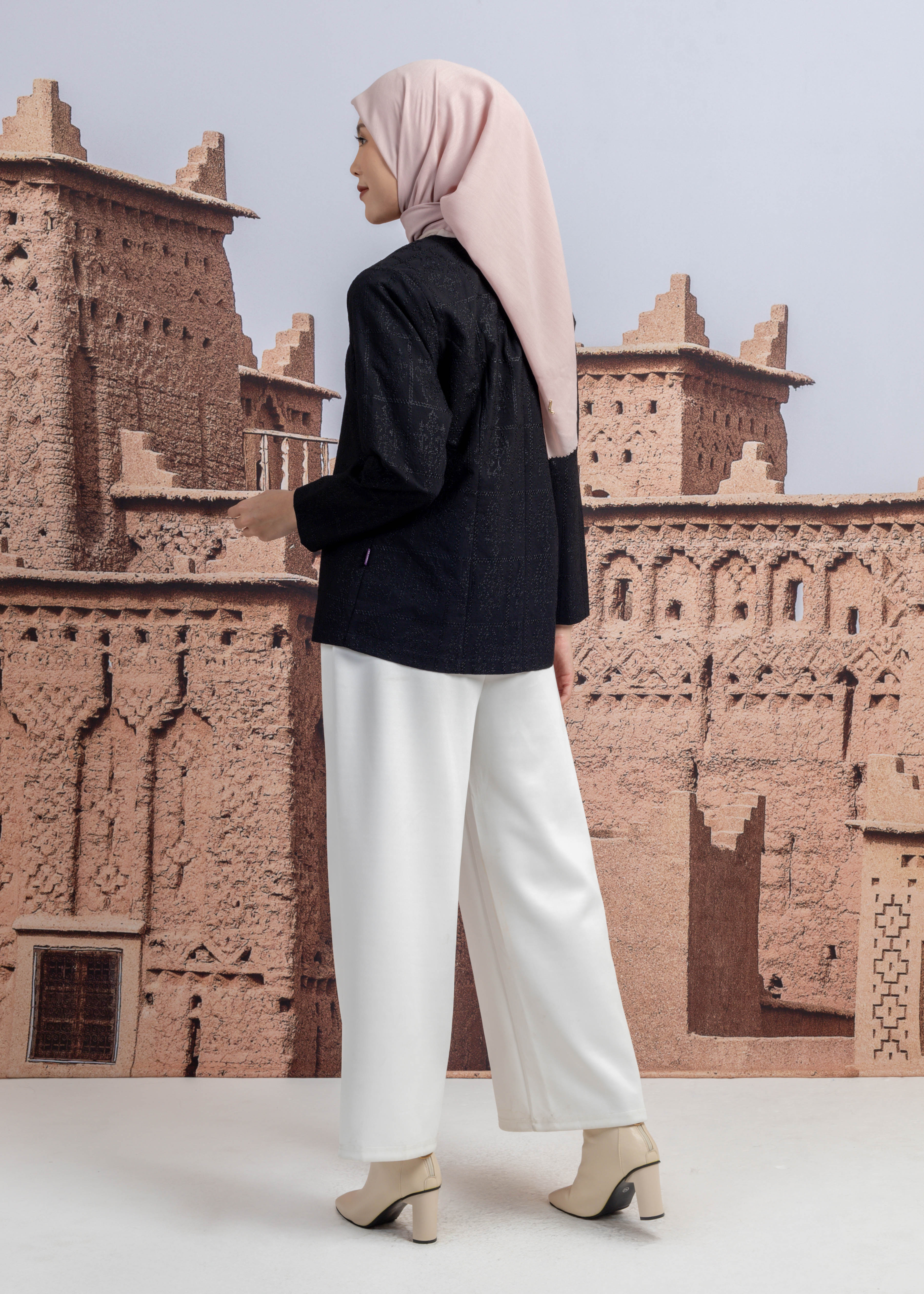 Outer Kancing Cotton Embroiderry