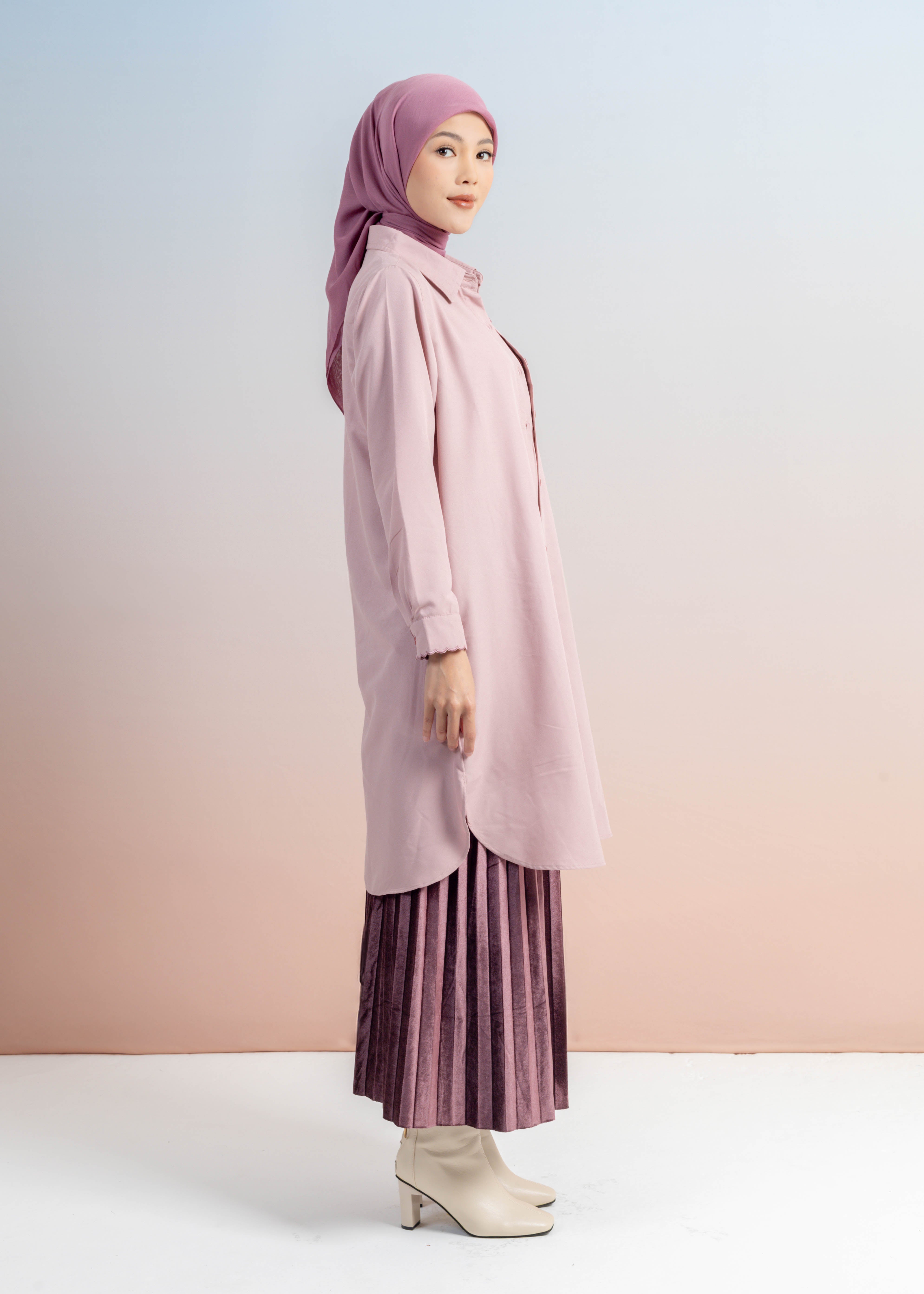Long Tunik Katun Biku