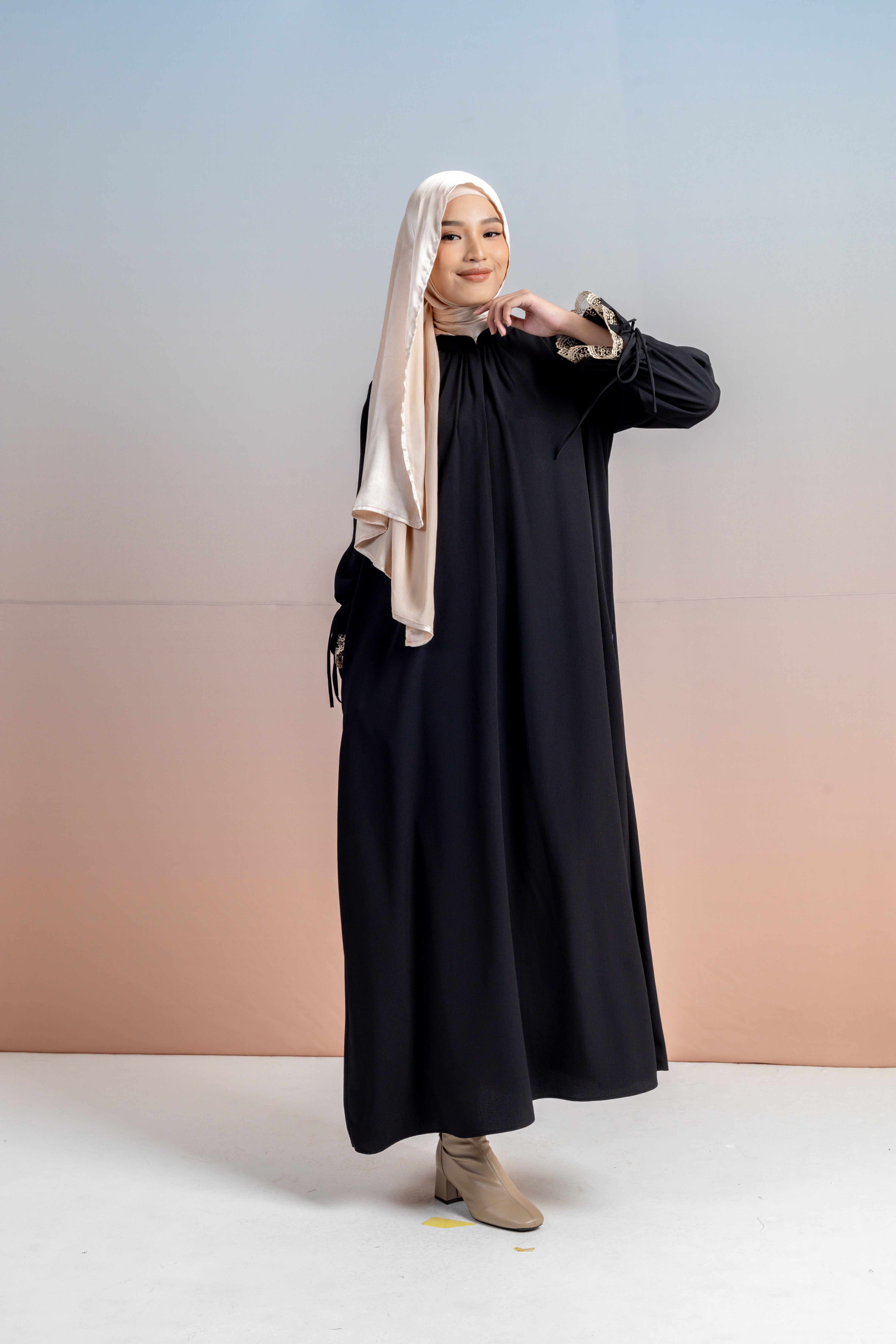 Gamis Mecca Tali Lace