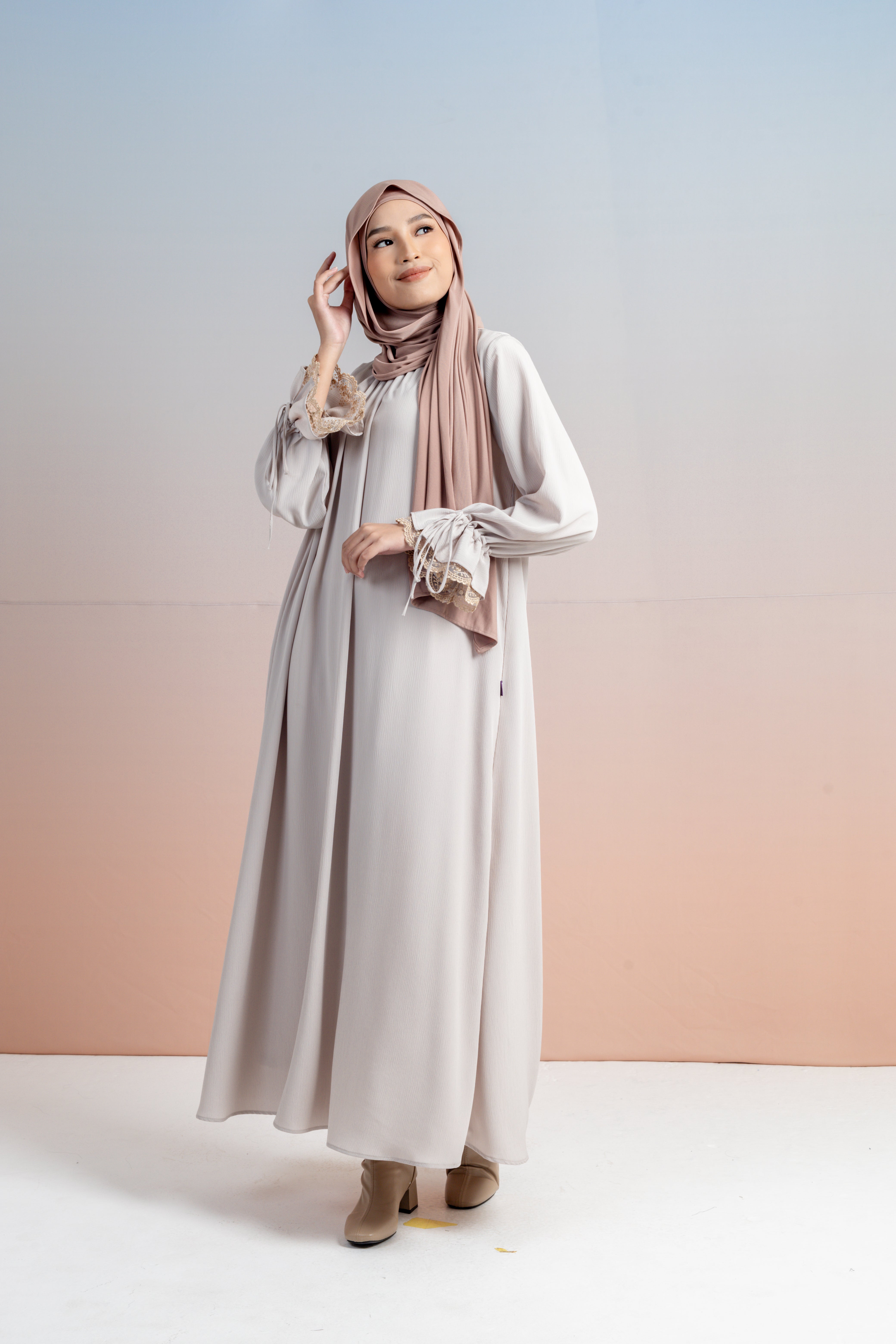 Gamis Mecca Tali Lace