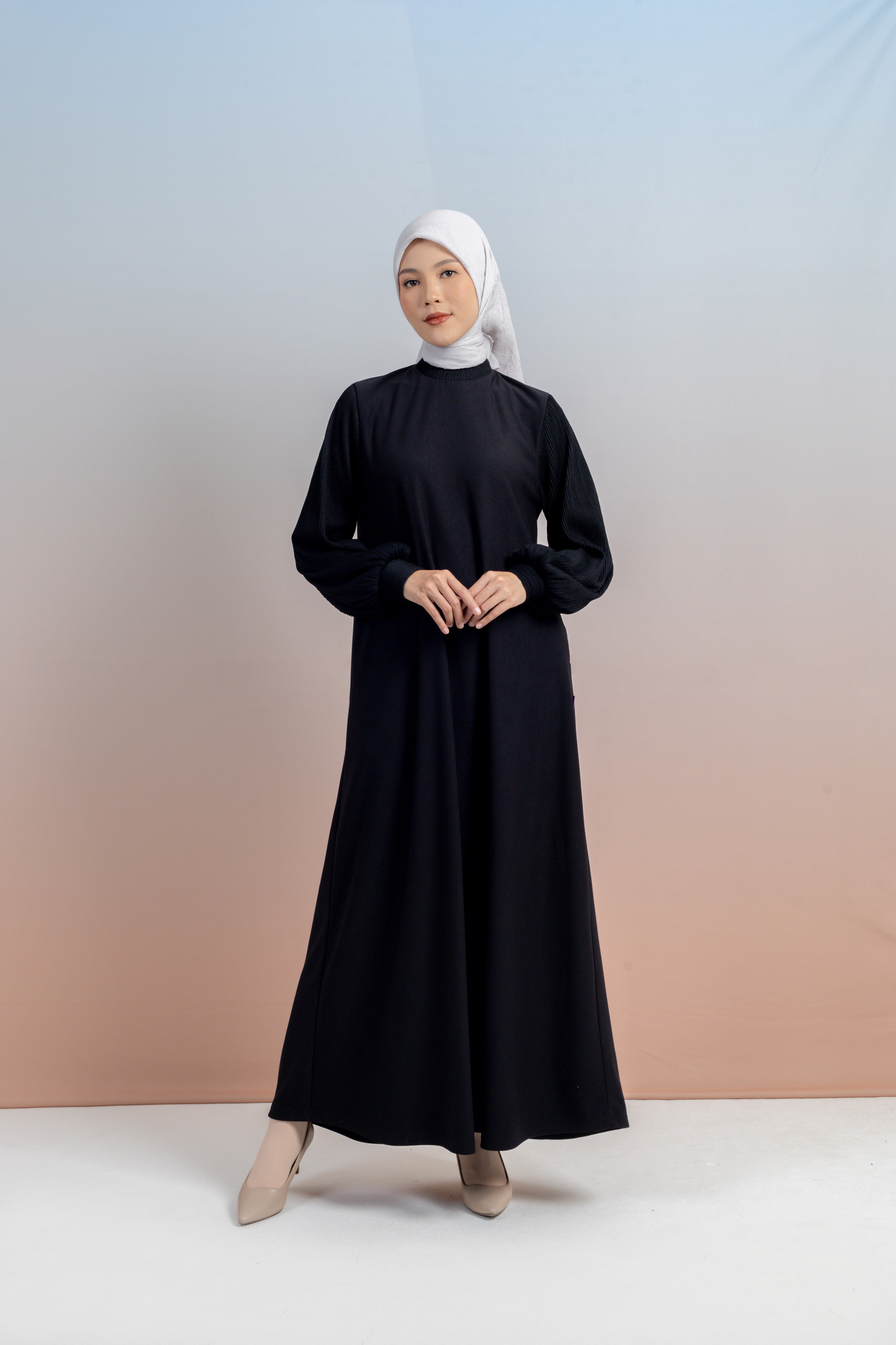 GAMIS KNIT MIX PLEATS