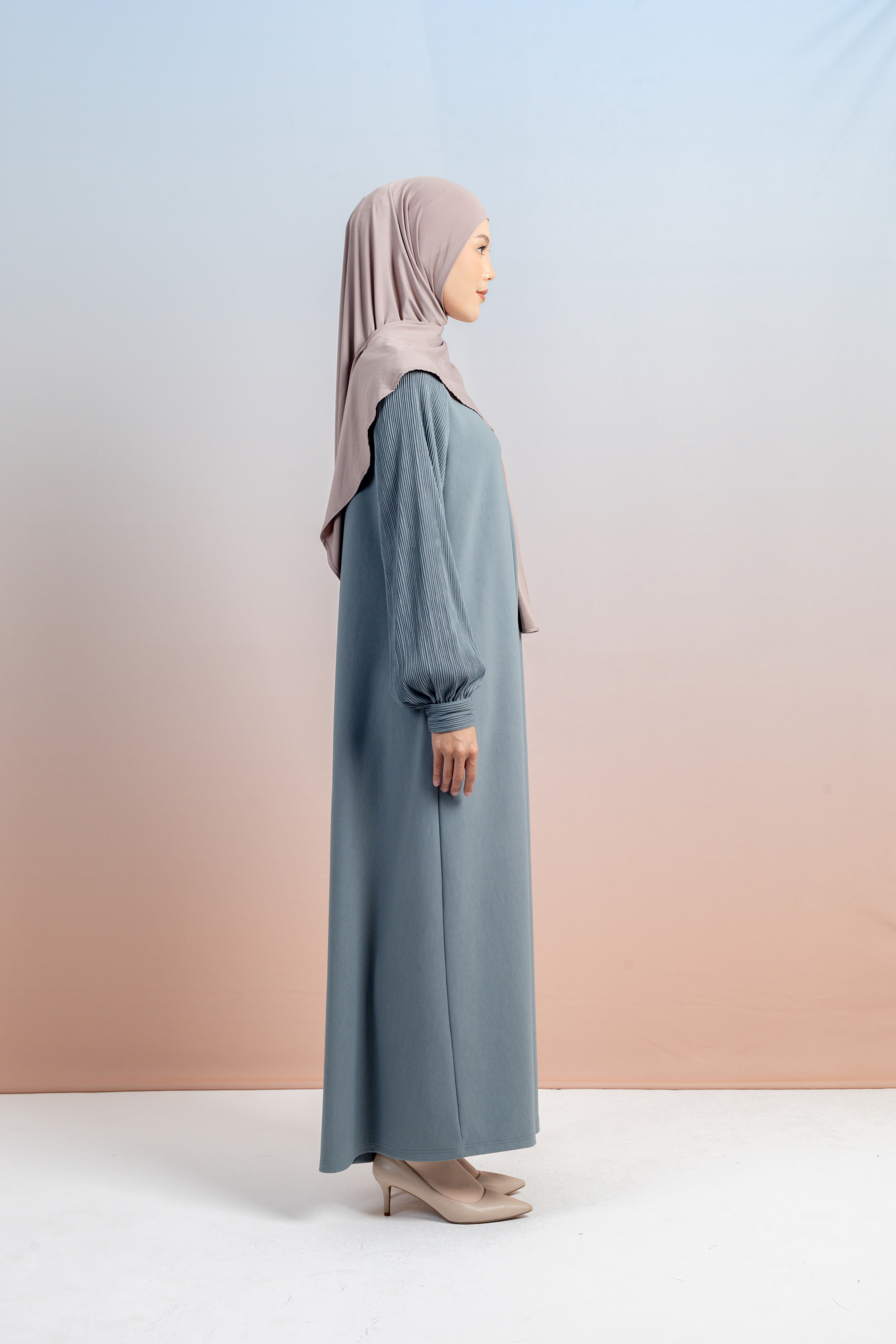 GAMIS KNIT MIX PLEATS
