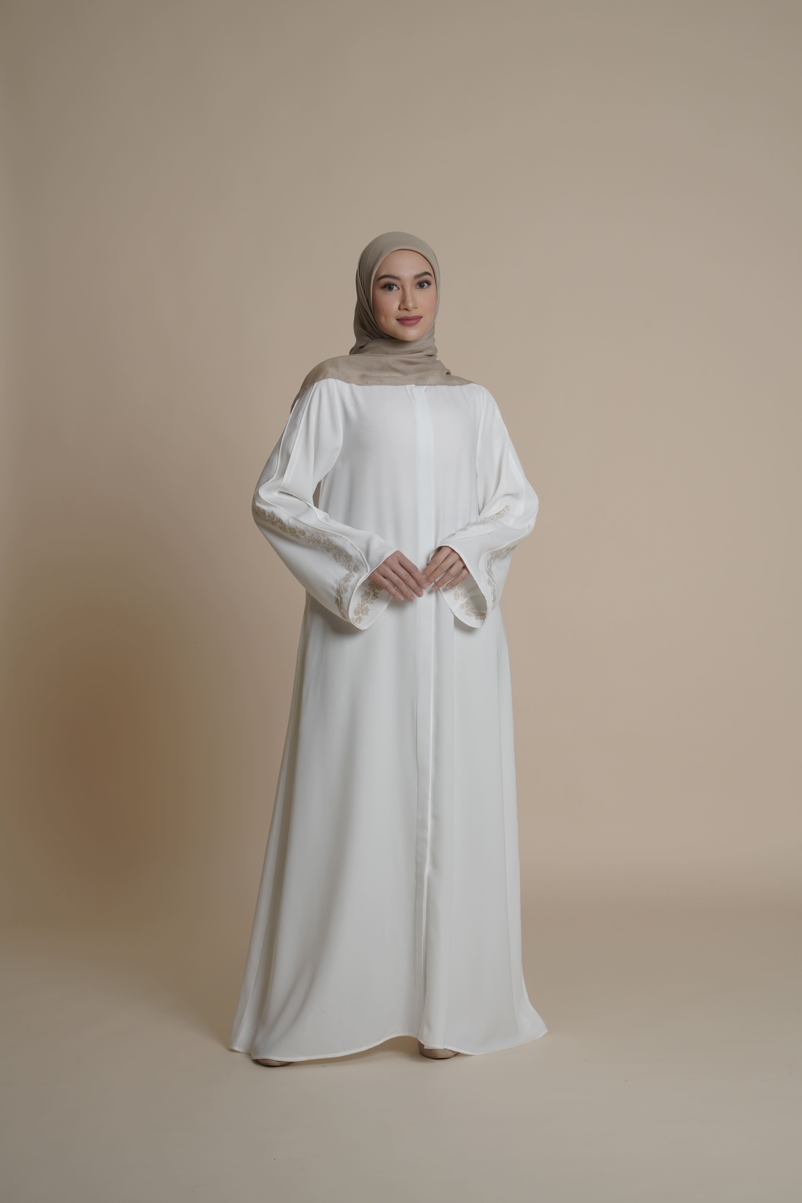 Gamis Plaket Bordir Hajar