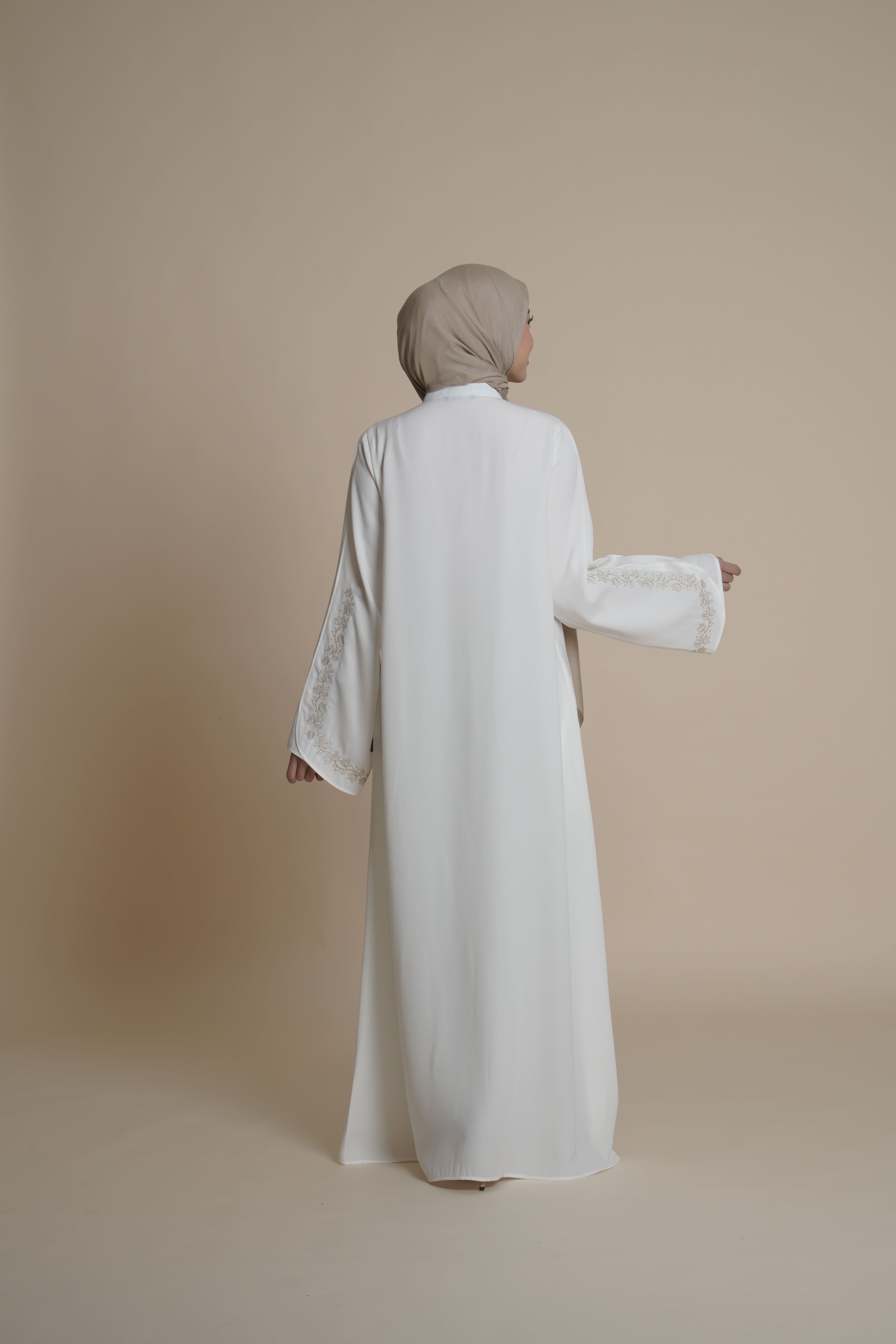 Gamis Plaket Bordir Hajar