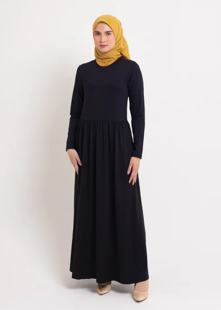 Elzatta Gamis Oliza - Hitam