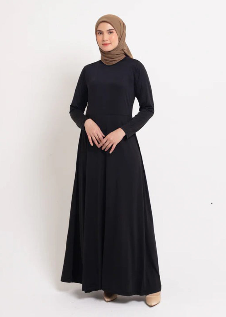 Elzatta Gamis Oliza - Hitam
