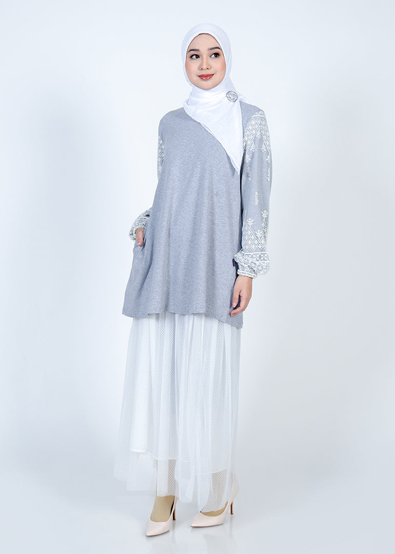 Tunik Combed Lengan Lace Al-Bukhari