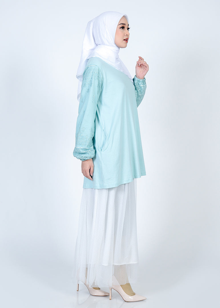 Tunik Combed Lengan Lace Al-Bukhari