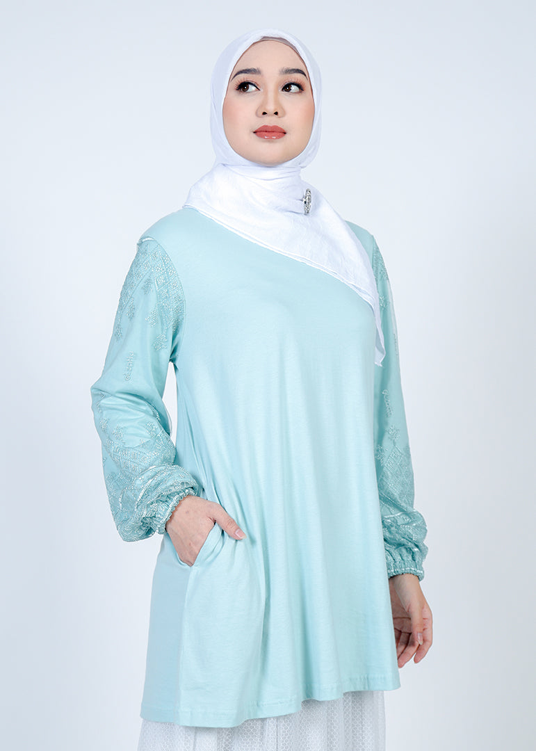 Tunik Combed Lengan Lace Al-Bukhari