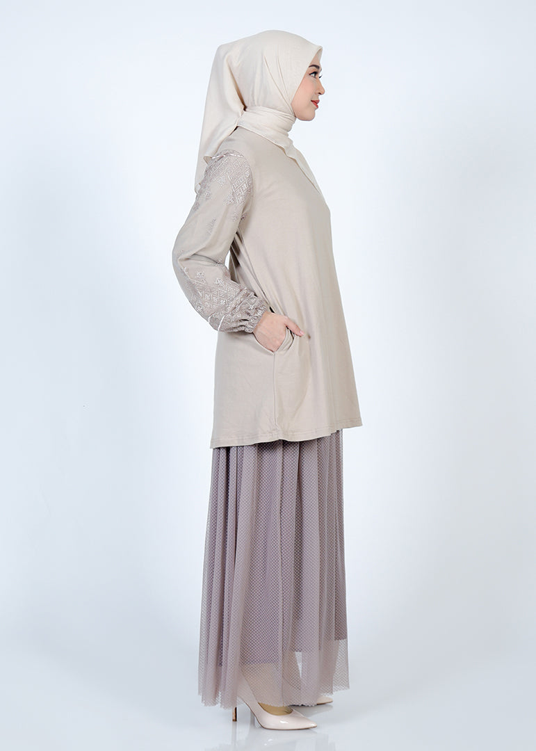 Tunik Combed Lengan Lace Al-Bukhari