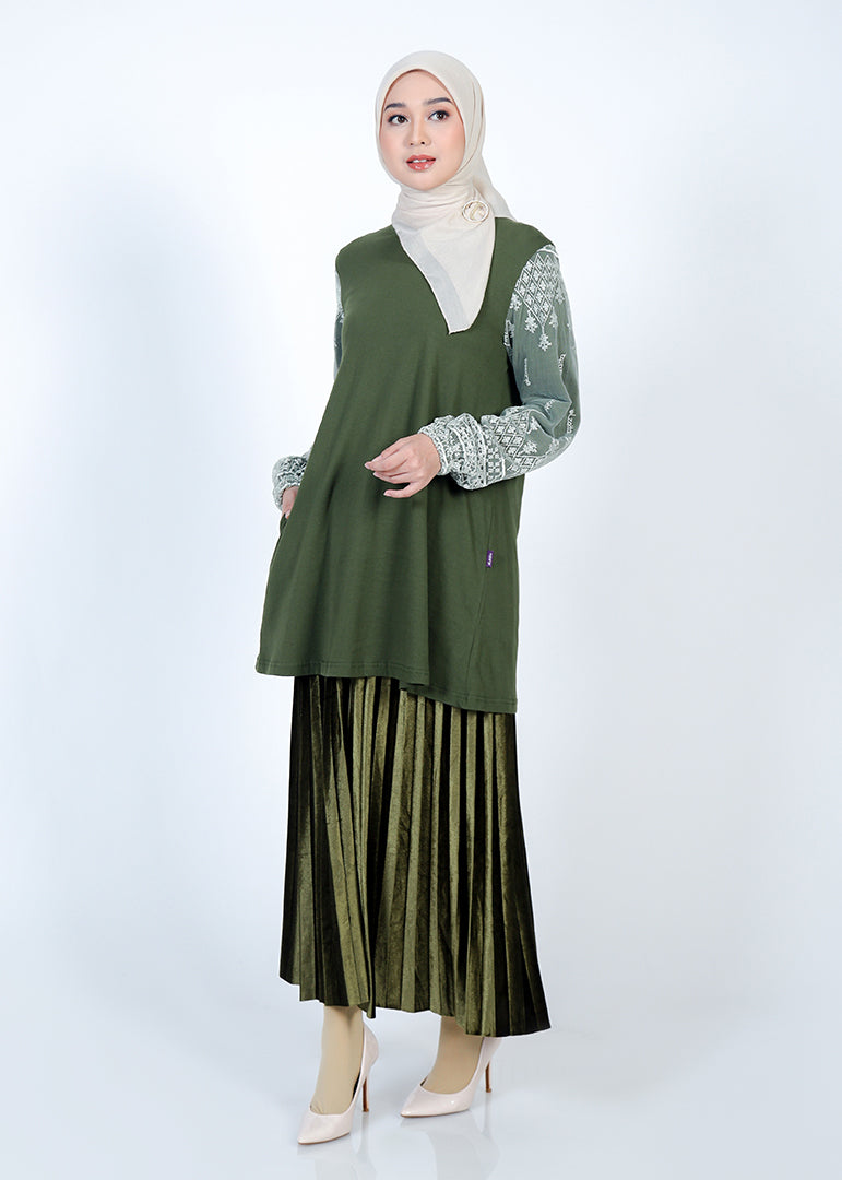 Tunik Combed Lengan Lace Al-Bukhari