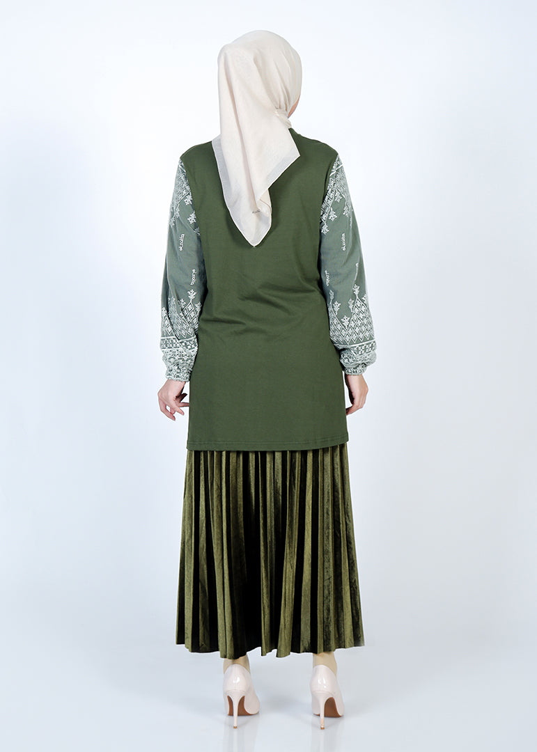 Tunik Combed Lengan Lace Al-Bukhari