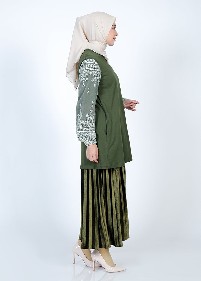 Tunik Combed Lengan Lace Al-Bukhari