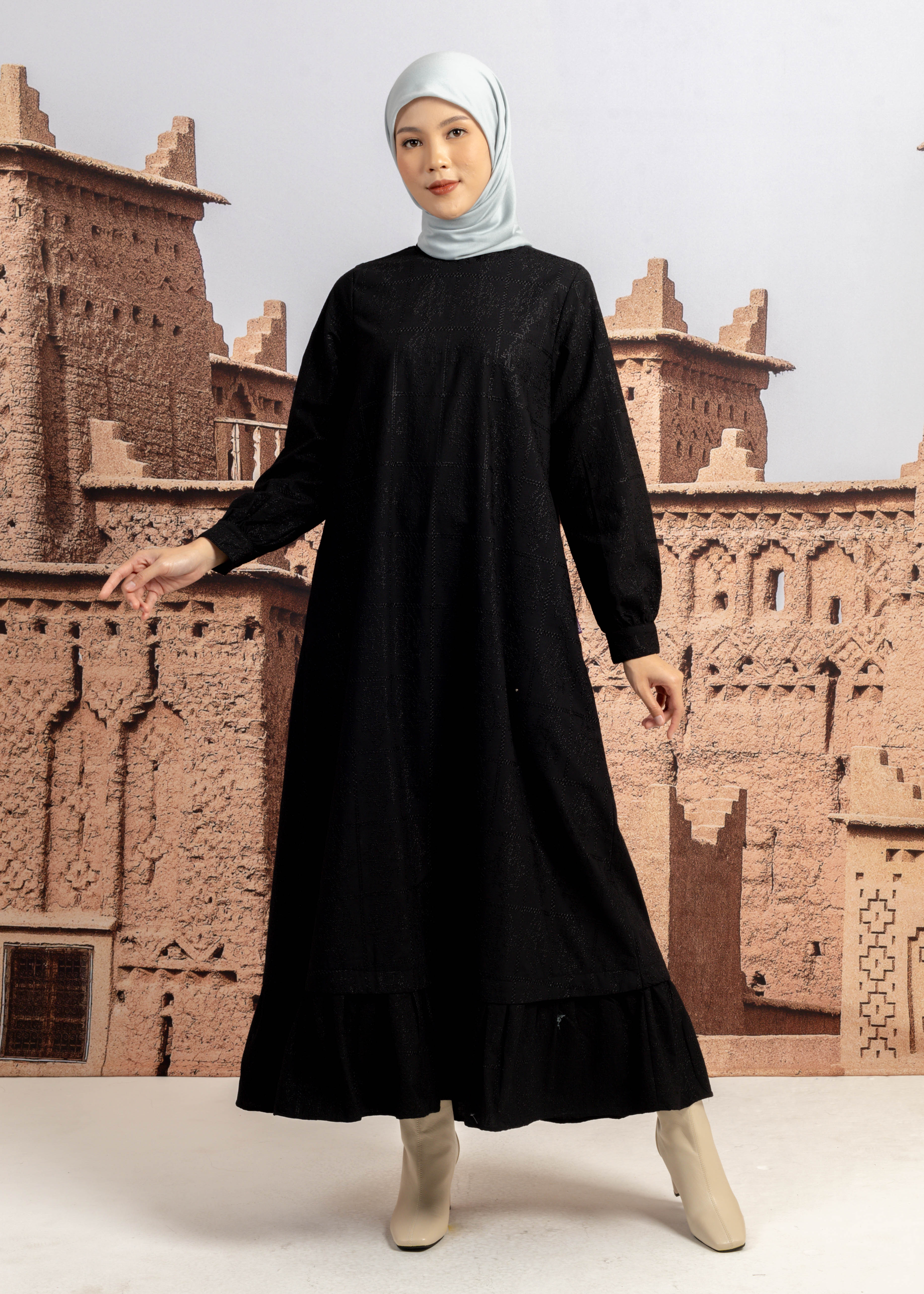 Gamis Cotton Embroiderry