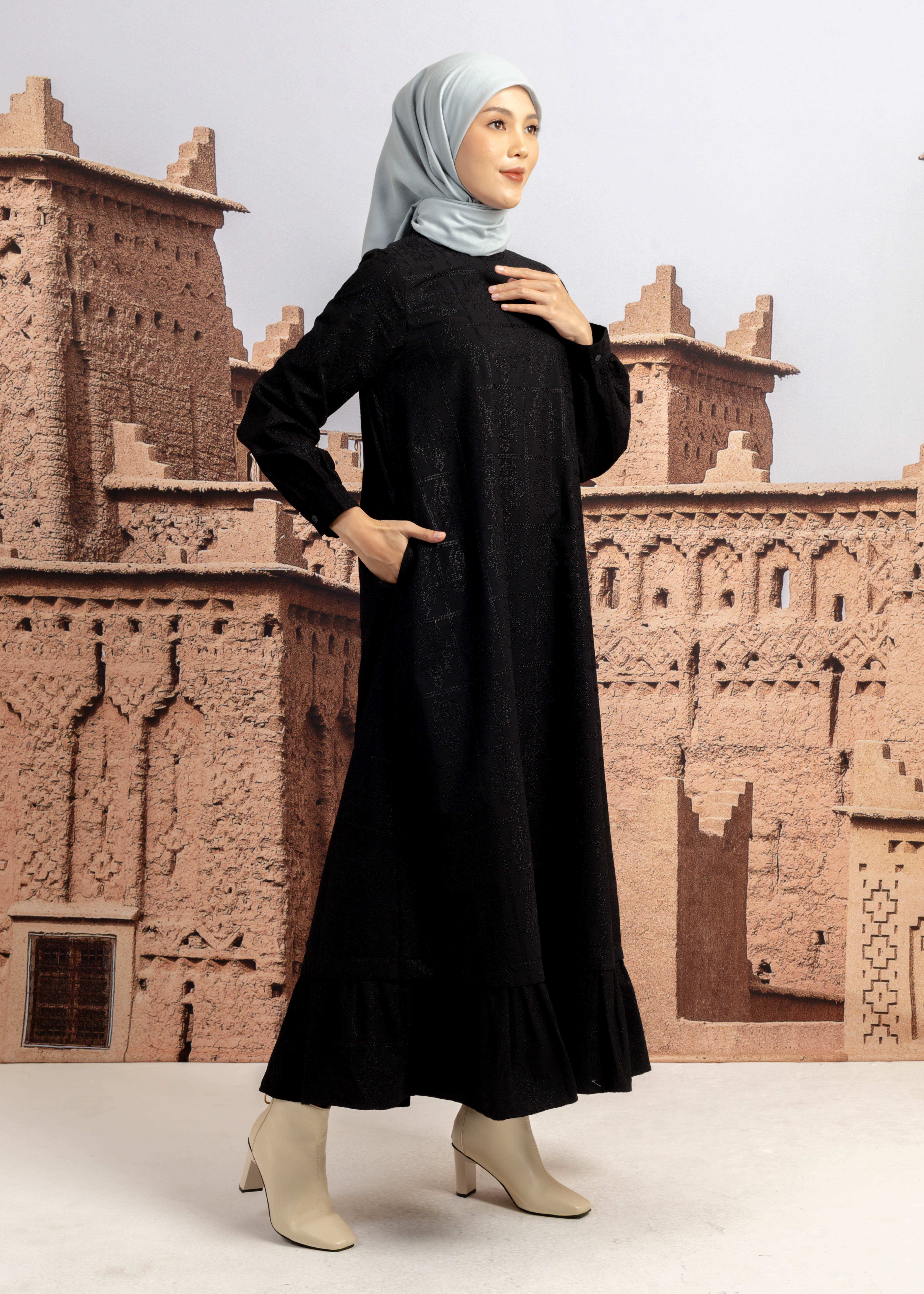 Gamis Cotton Embroiderry