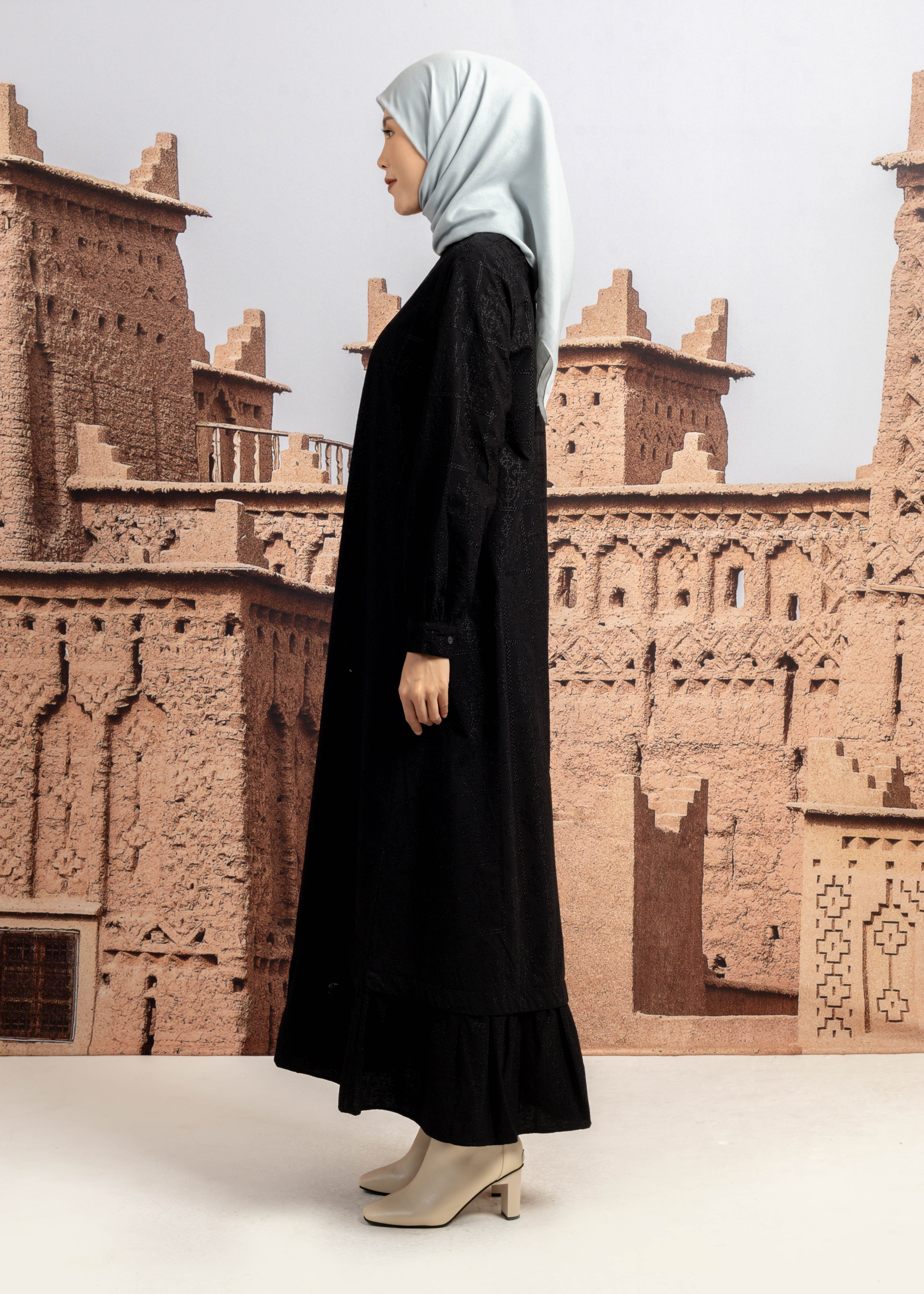 Gamis Cotton Embroiderry