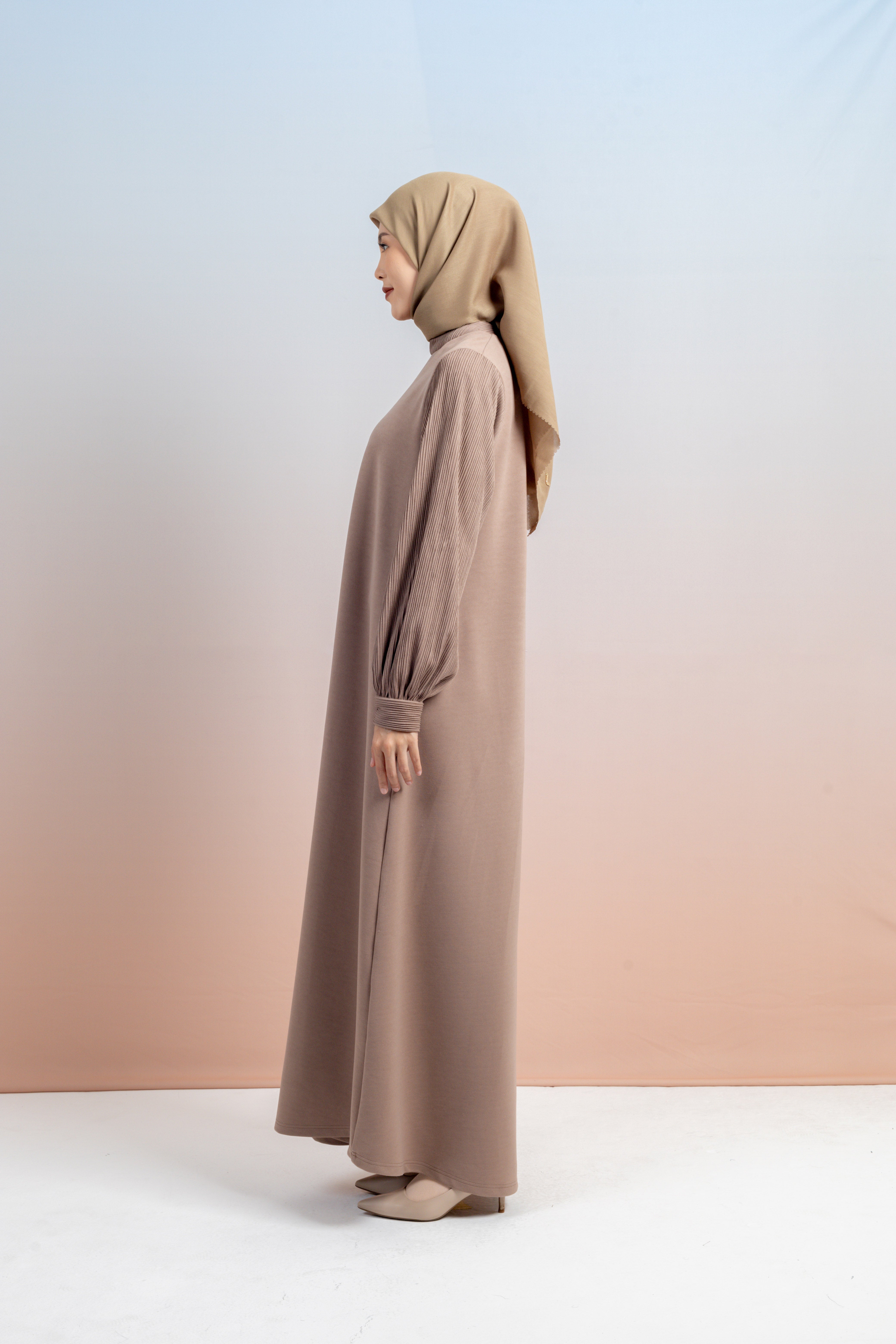 GAMIS KNIT MIX PLEATS