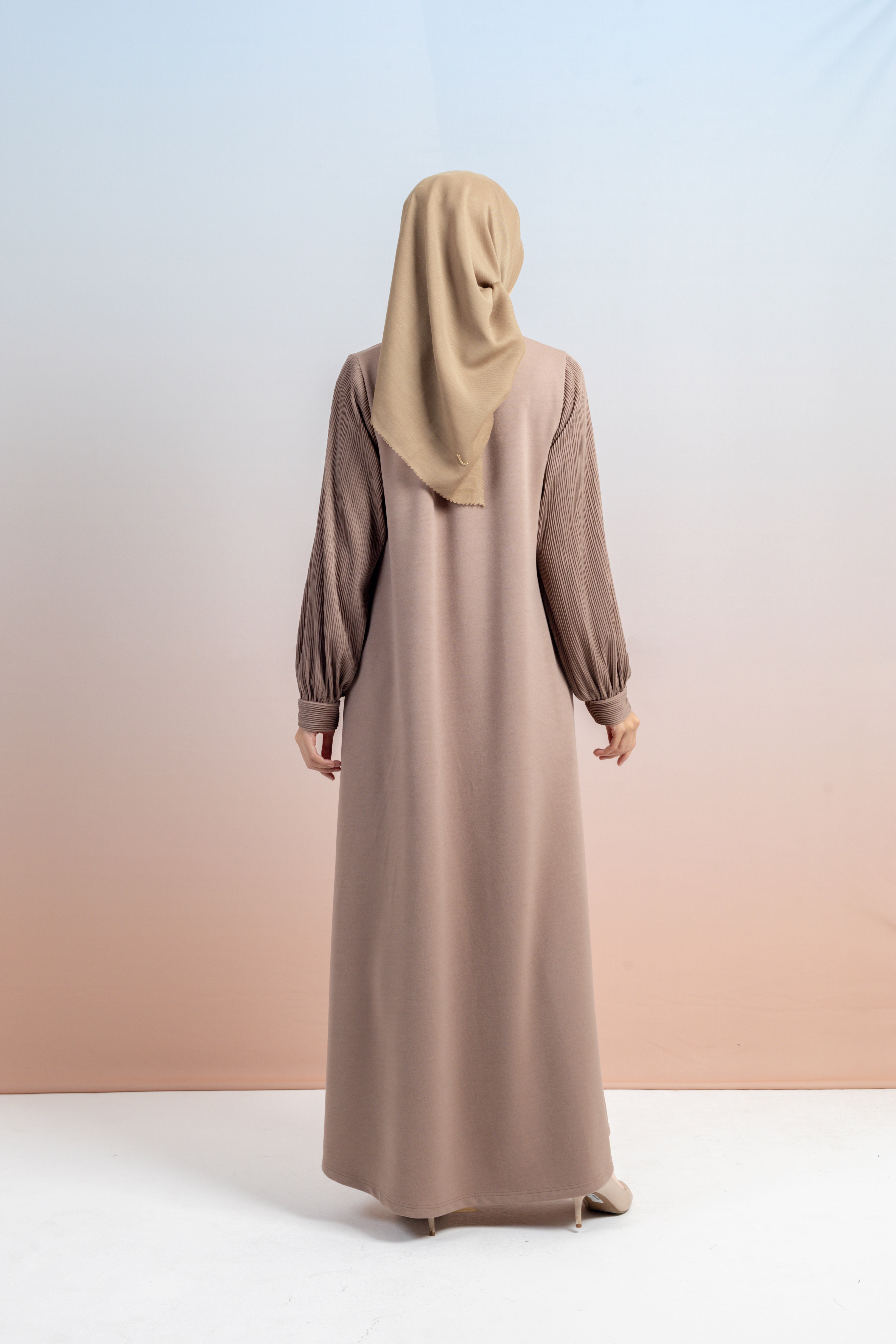 GAMIS KNIT MIX PLEATS