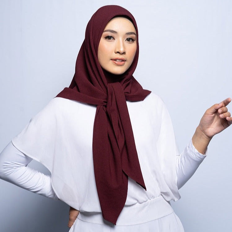 Elzatta Kerudung Instan Mahika - Maroon