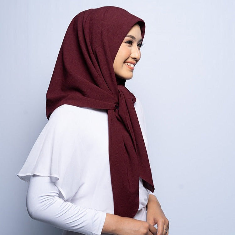 Elzatta Kerudung Instan Mahika - Maroon