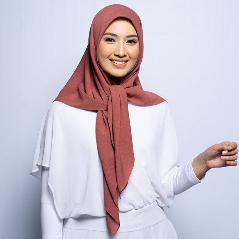 Elzatta Kerudung Instan Mahika - Teracotta