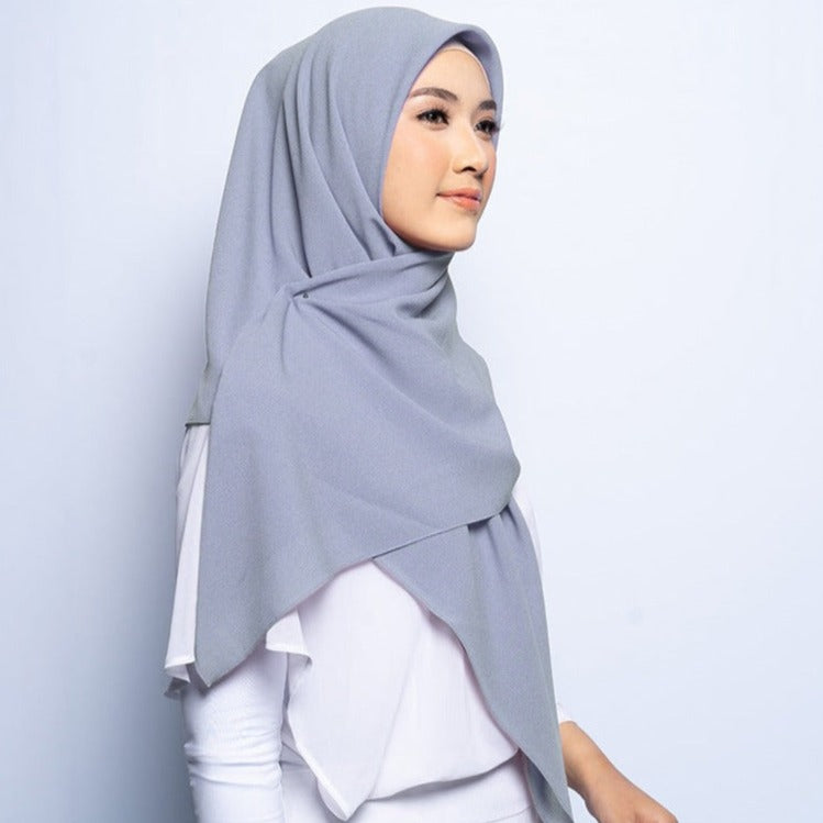 Elzatta Kerudung Instan Mahika - Silver Grey