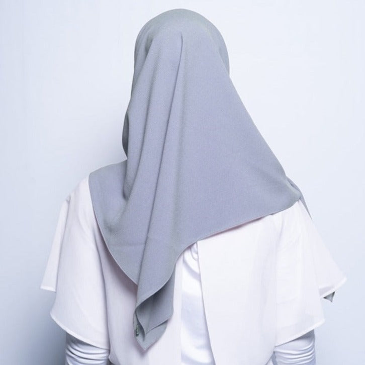 Elzatta Kerudung Instan Mahika - Silver Grey