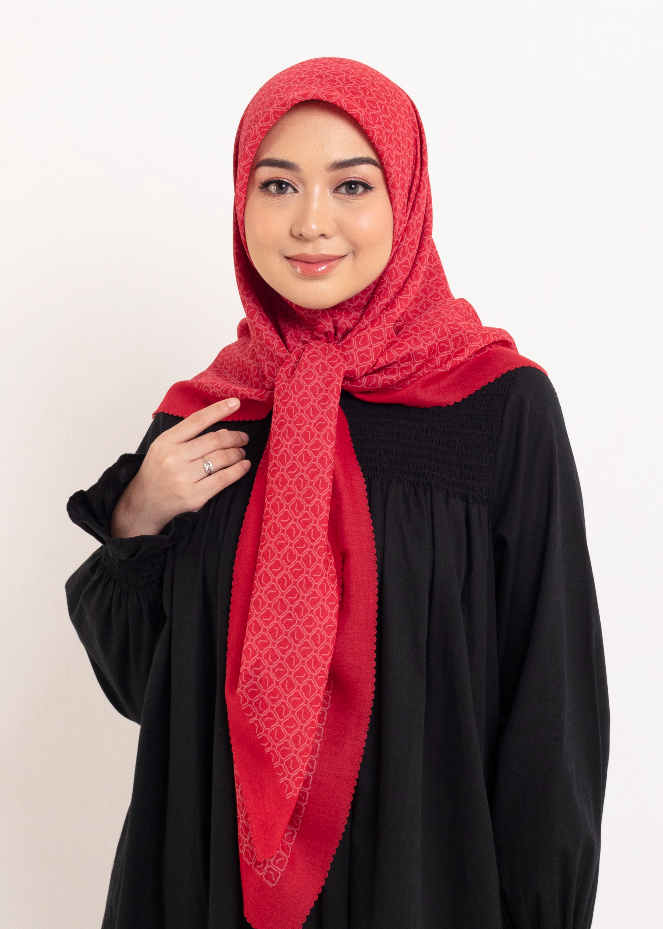 Elzatta Hijab Kanara L Square Monogram Syar`i