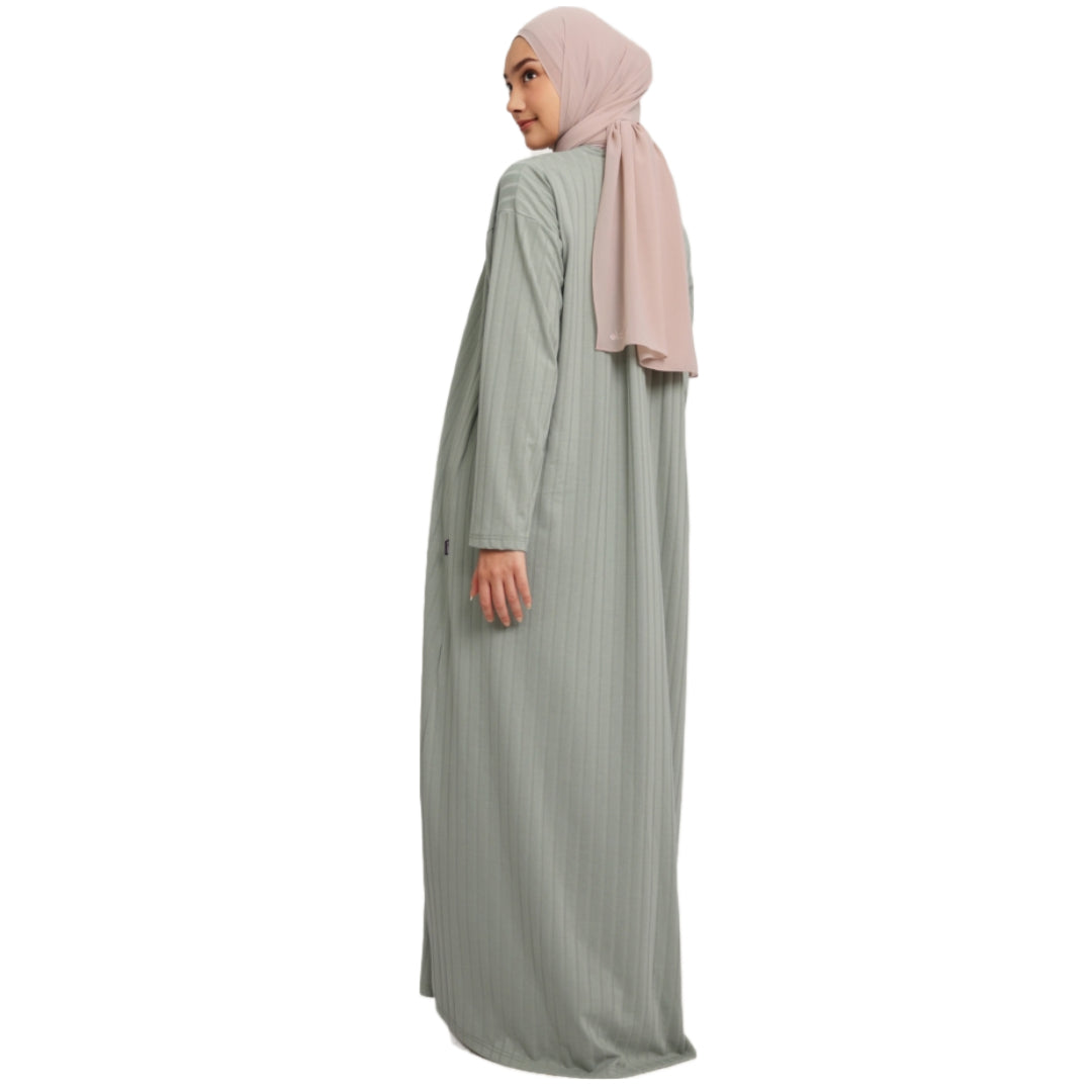 Elzatta Gamis Knitt Stripe - Sage