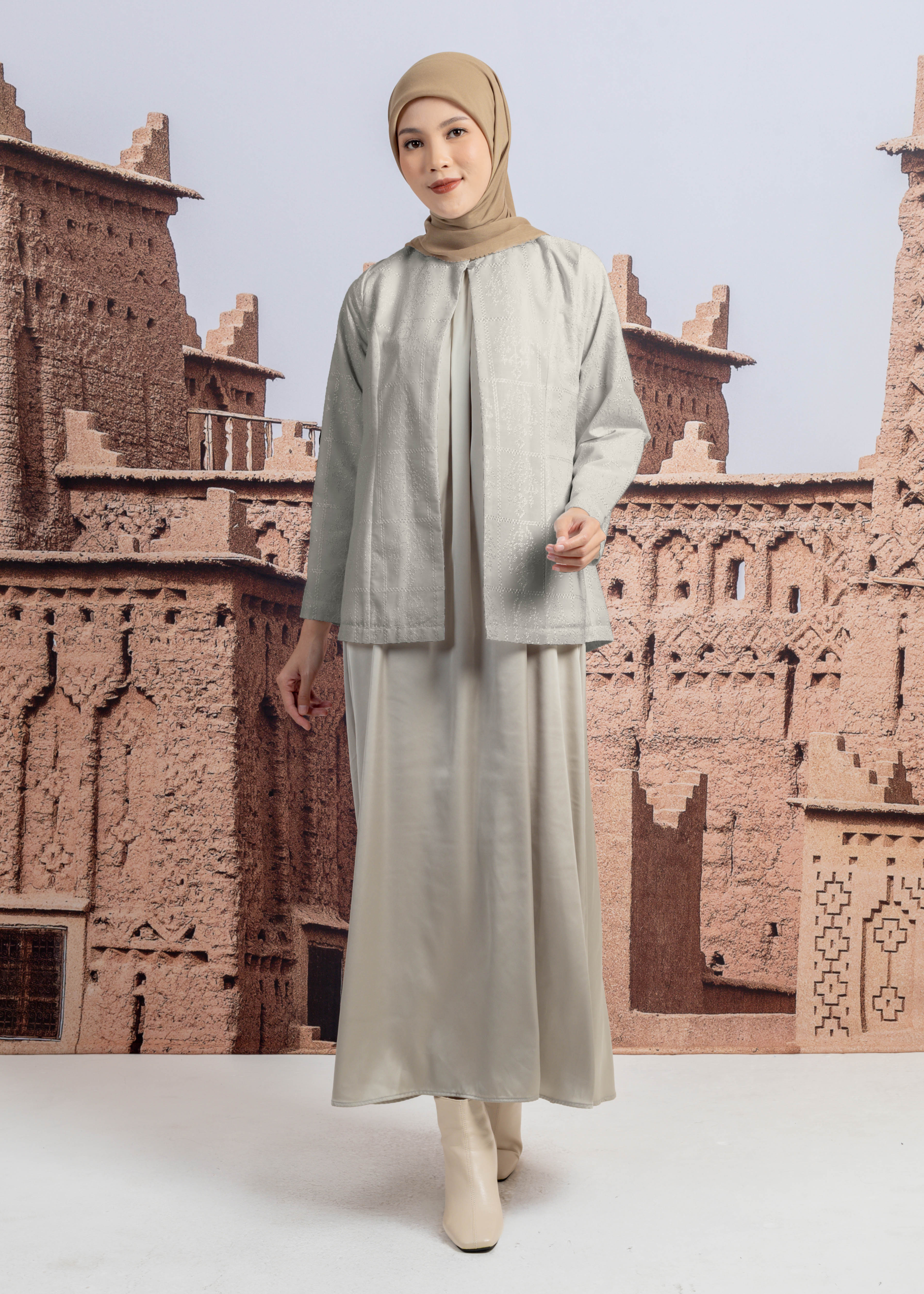 Outer Kancing Cotton Embroiderry