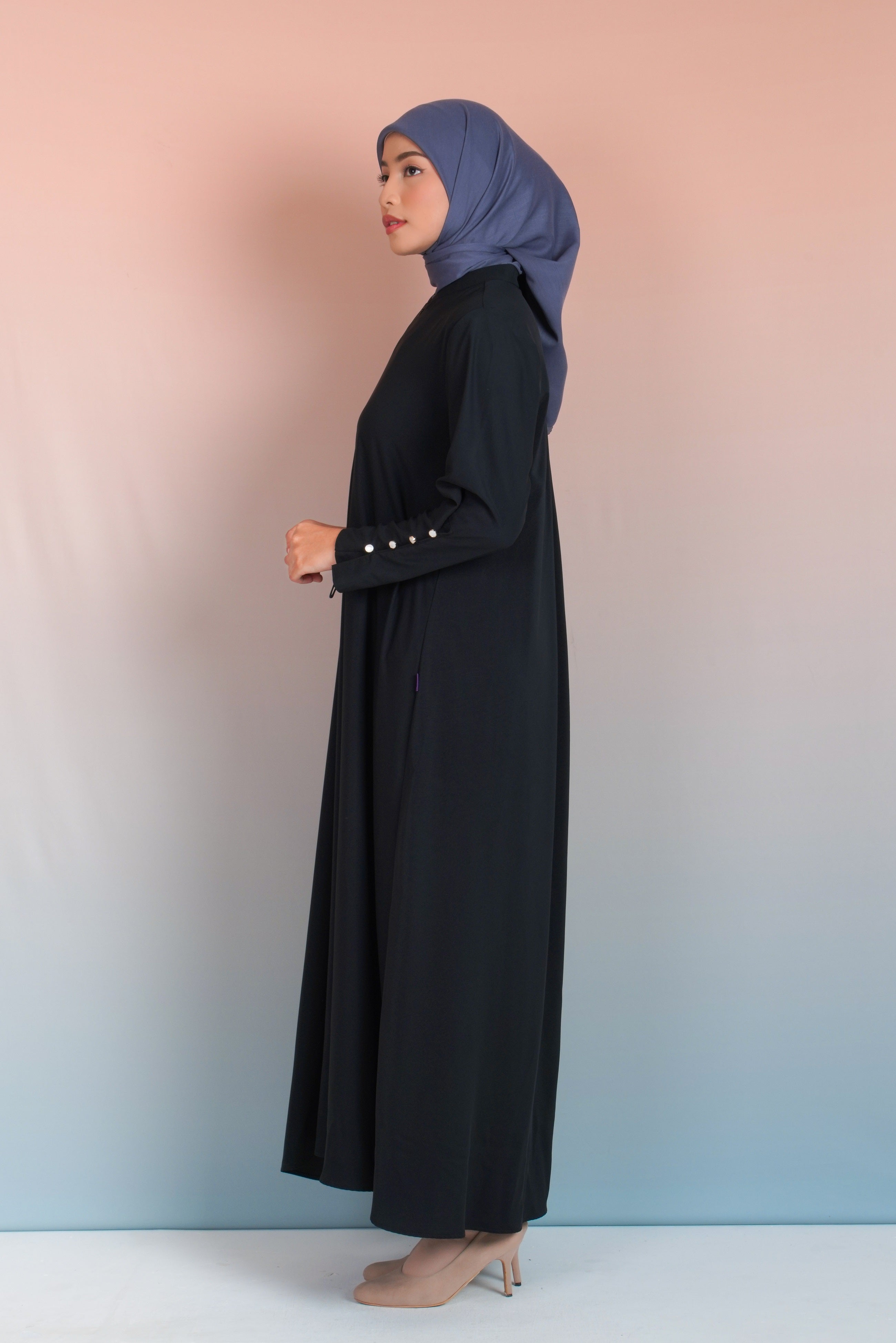 GAMIS MANSET KANCING CRINKLE