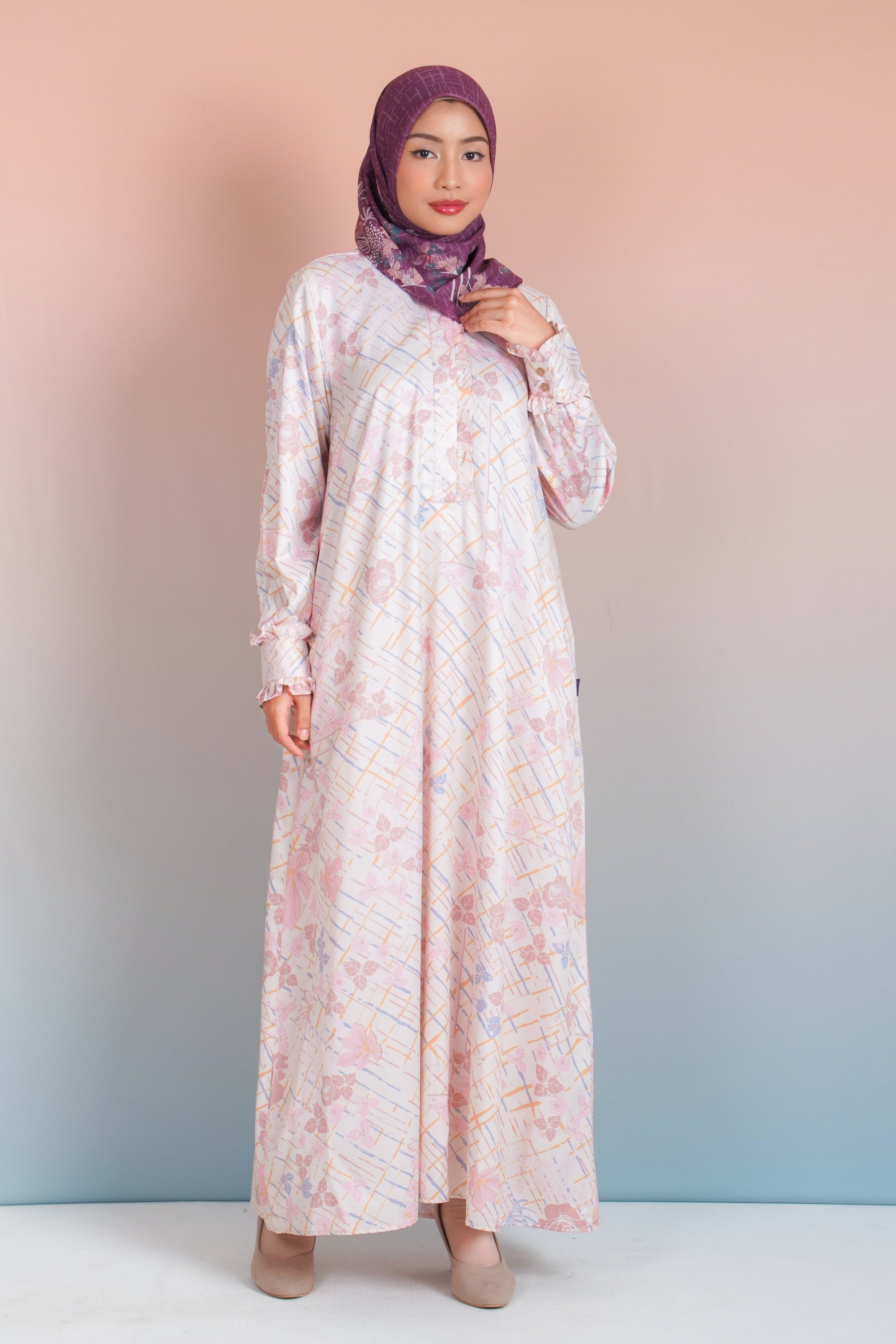 GAMIS RUFFLES SAFFRON GEO