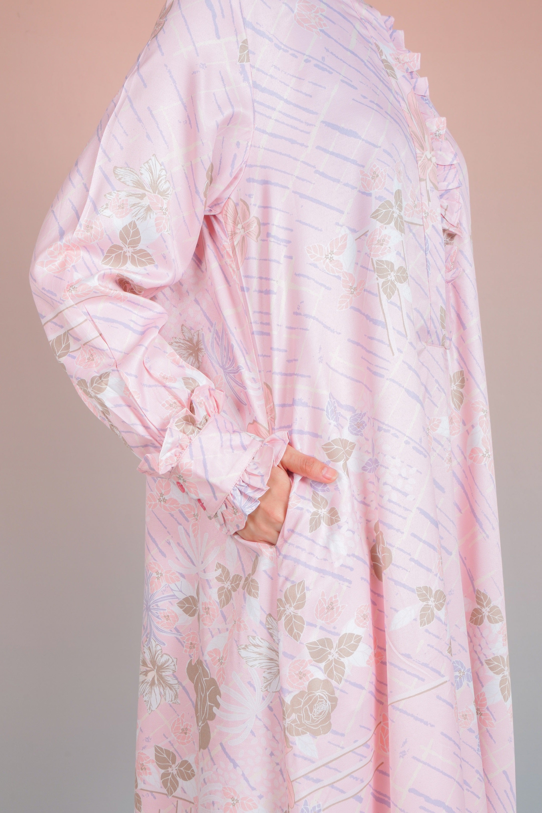 GAMIS RUFFLES SAFFRON GEO