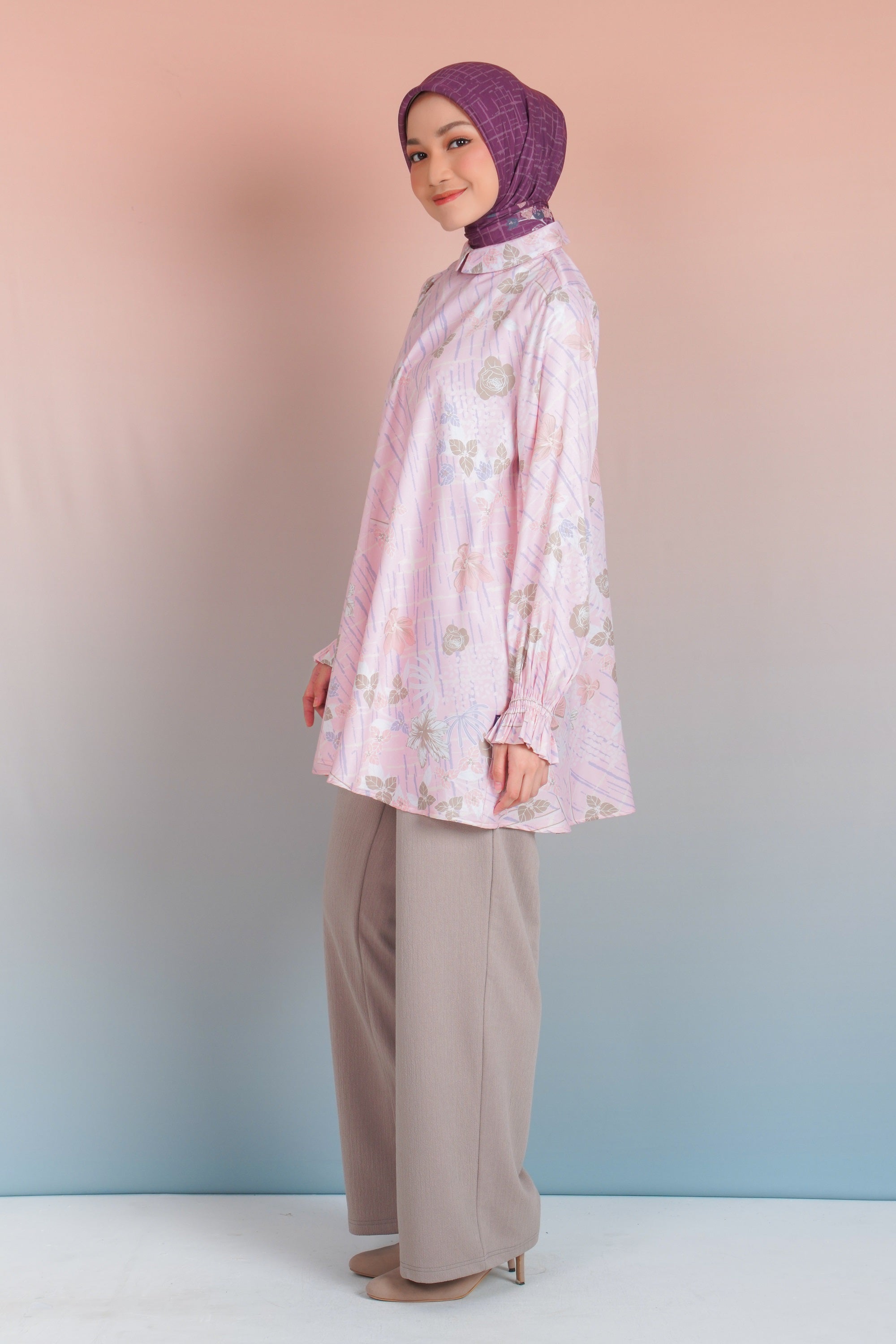TUNIK BASIC SAFFRON GEO