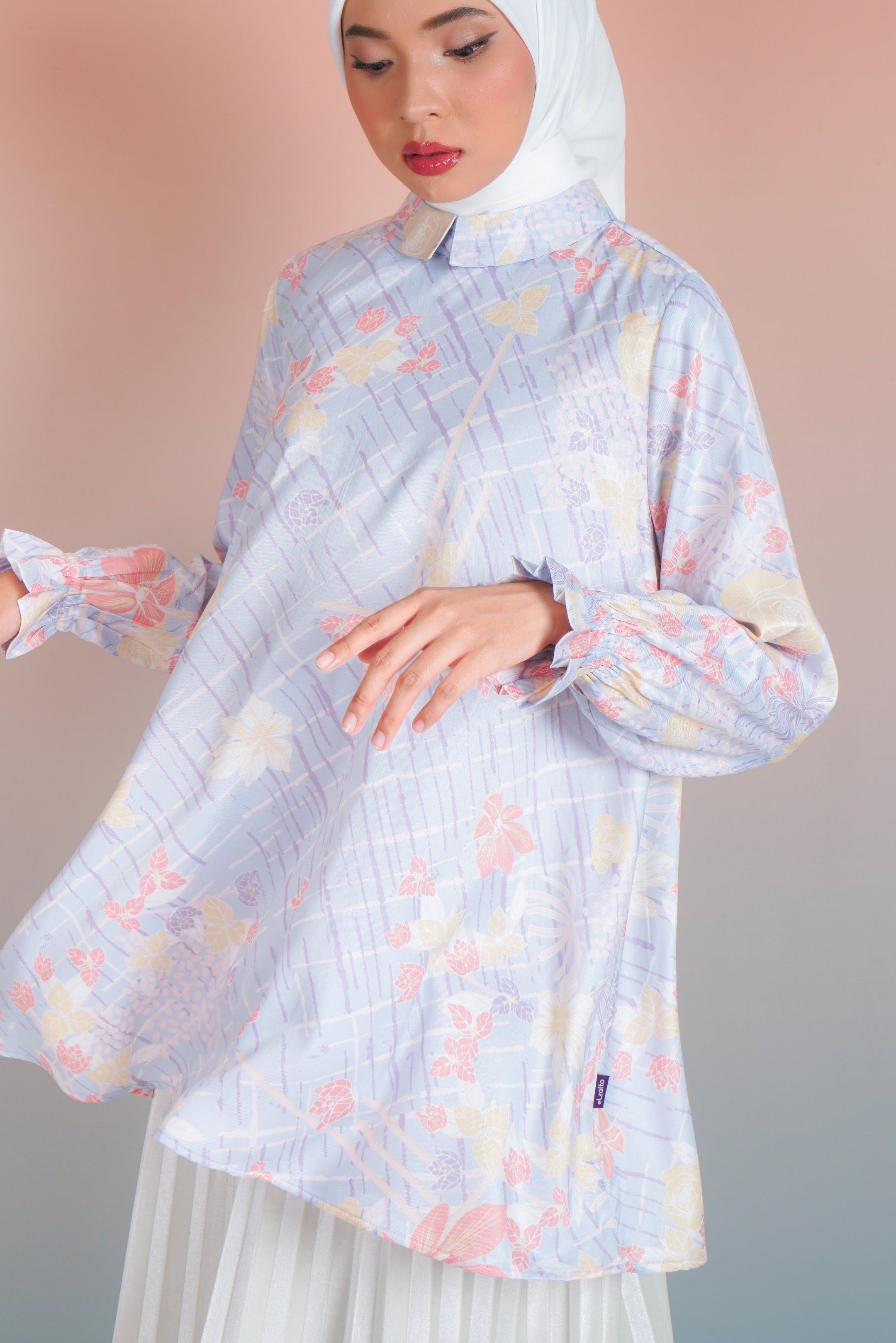 TUNIK BASIC SAFFRON GEO