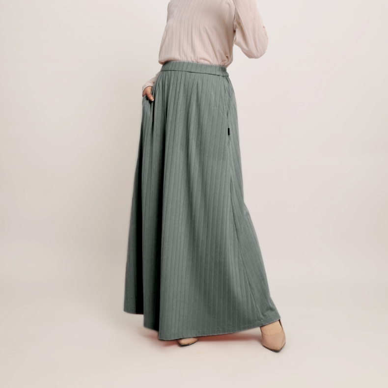 Elzatta Rok Knitt Stripe - Army