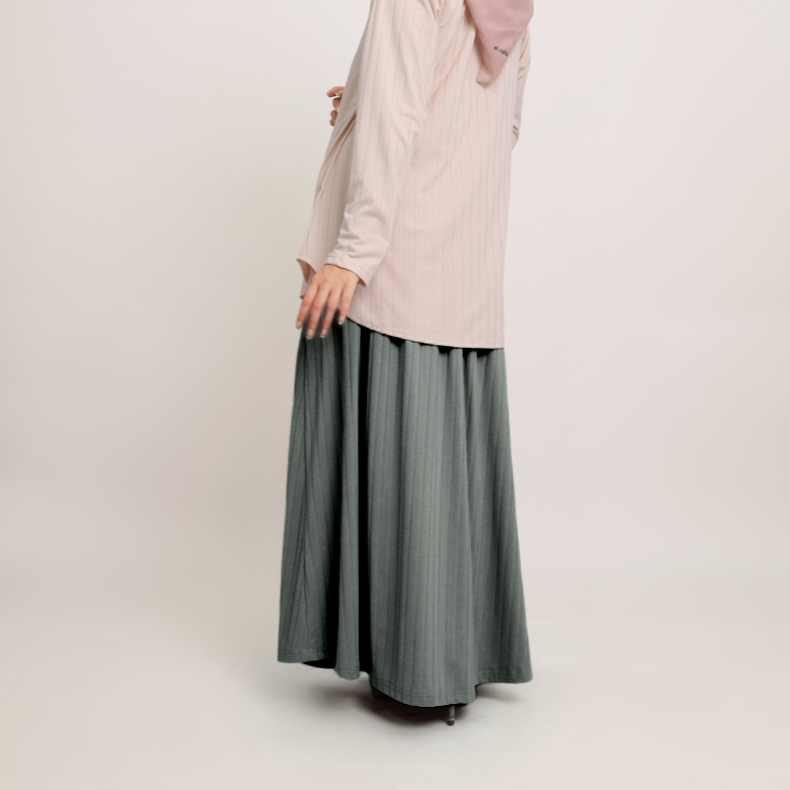 Elzatta Rok Knitt Stripe - Army