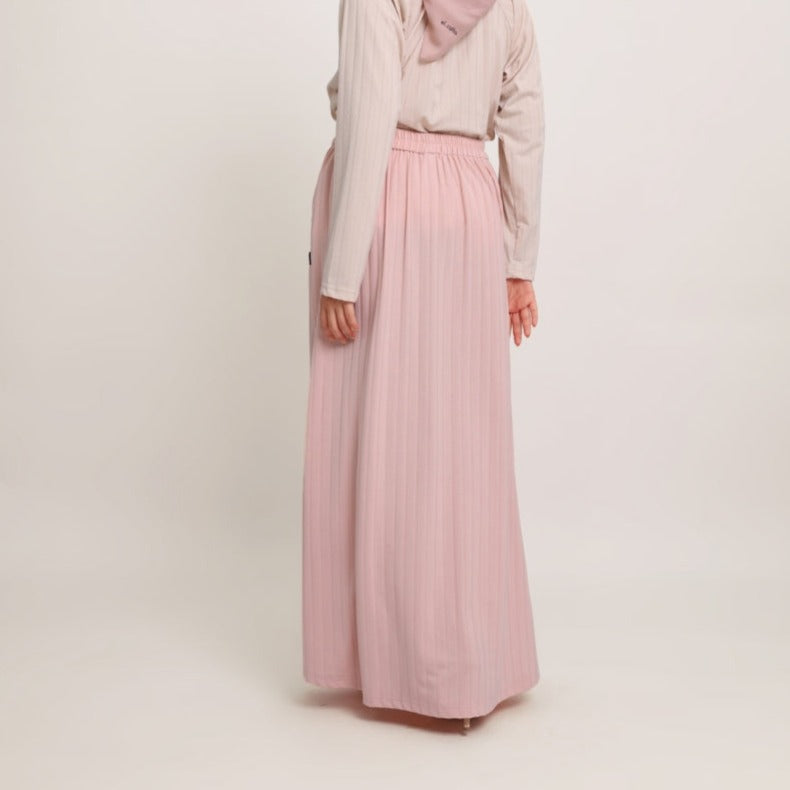 Elzatta Rok Knitt Stripe - Pink