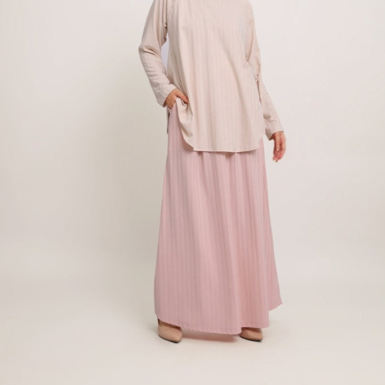 Elzatta Rok Knitt Stripe - Pink