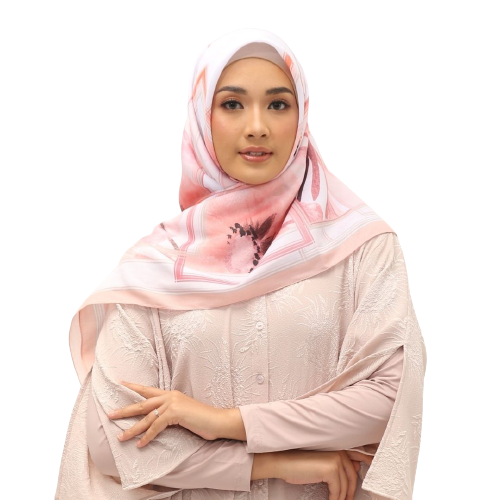 Elzatta Scarf Segi Empat Kanara Mirza - Salem