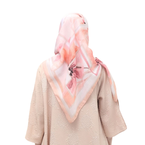 Elzatta Scarf Segi Empat Kanara Mirza - Salem
