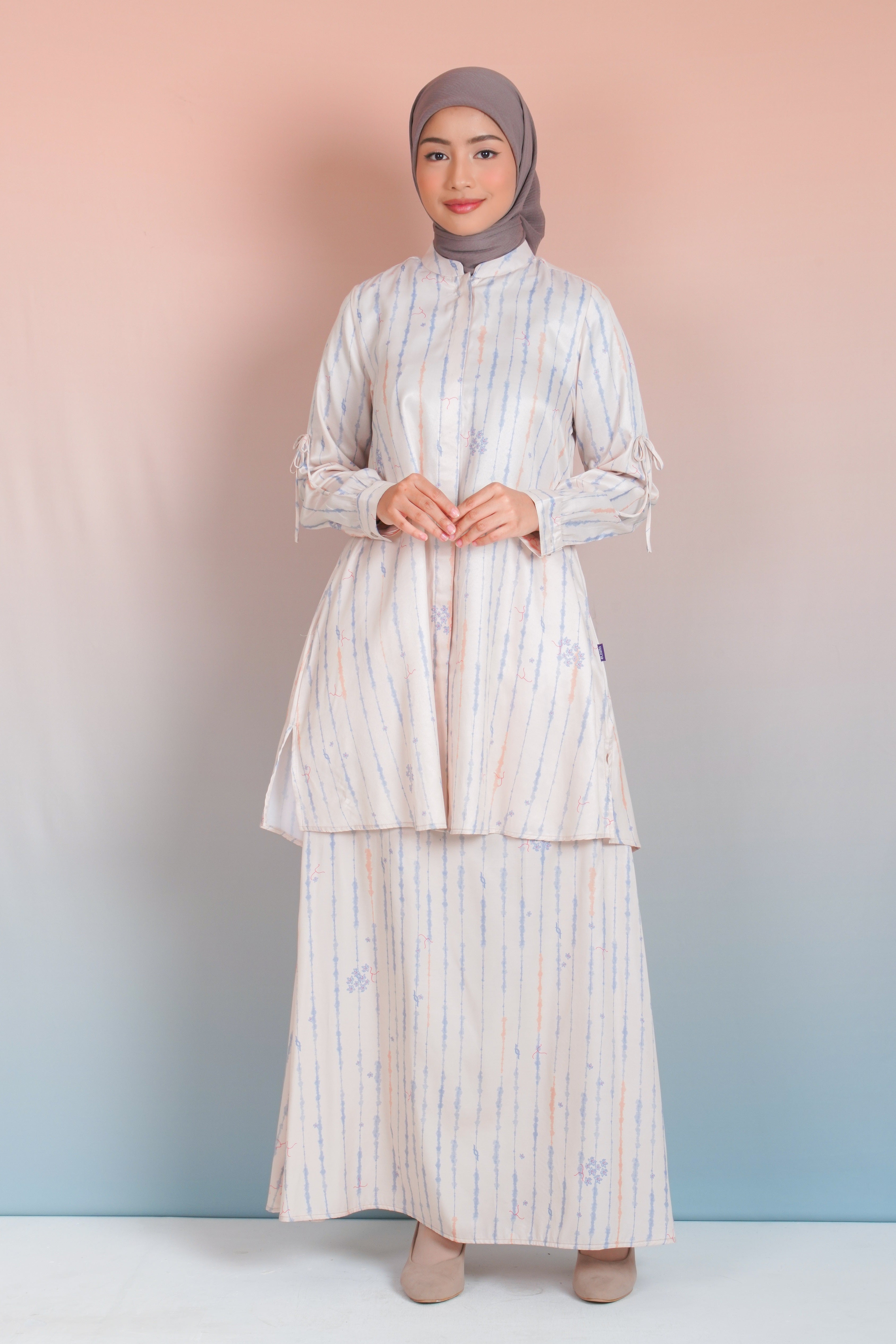 LONG TUNIK SAFFRON SPLATTER