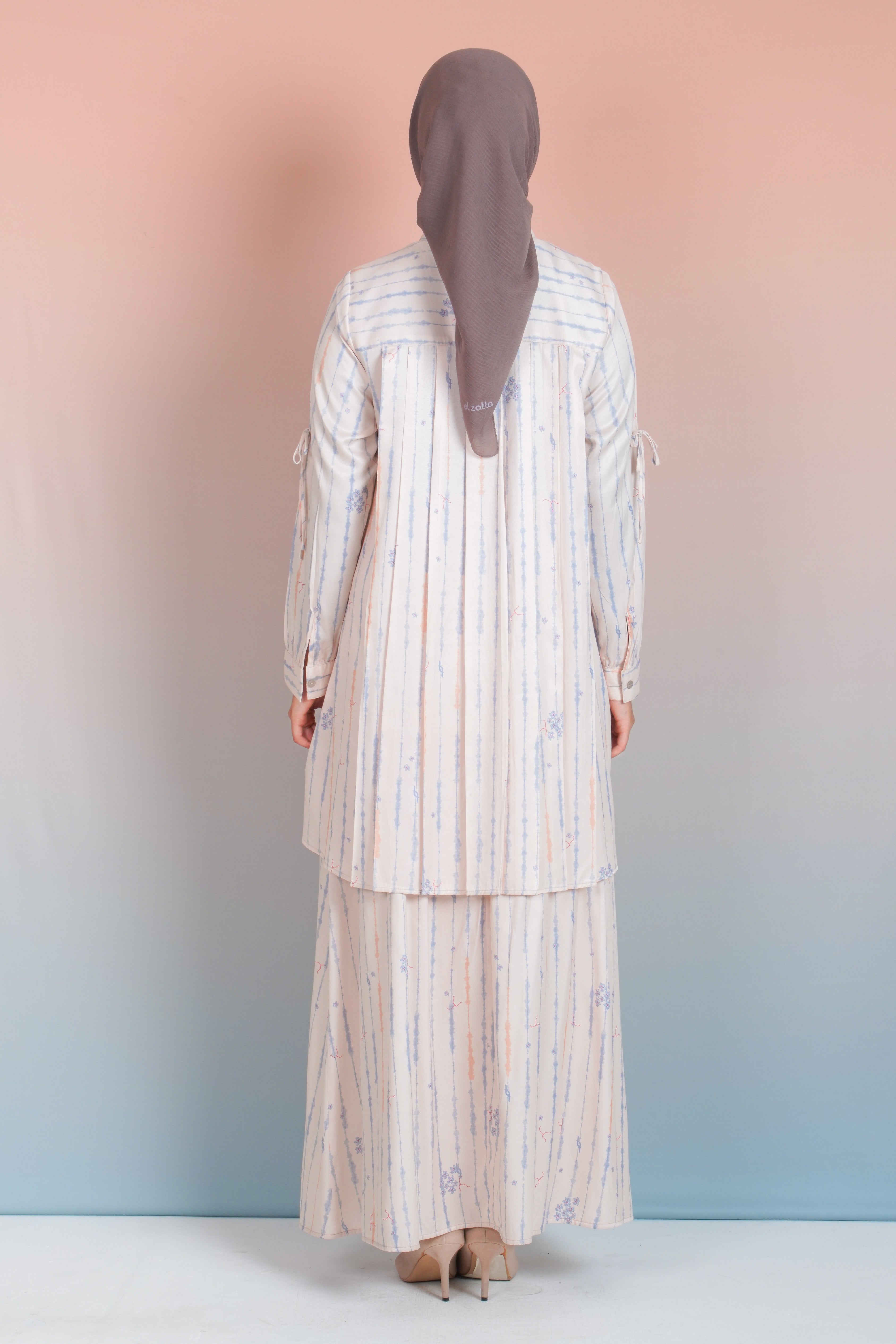 LONG TUNIK SAFFRON SPLATTER