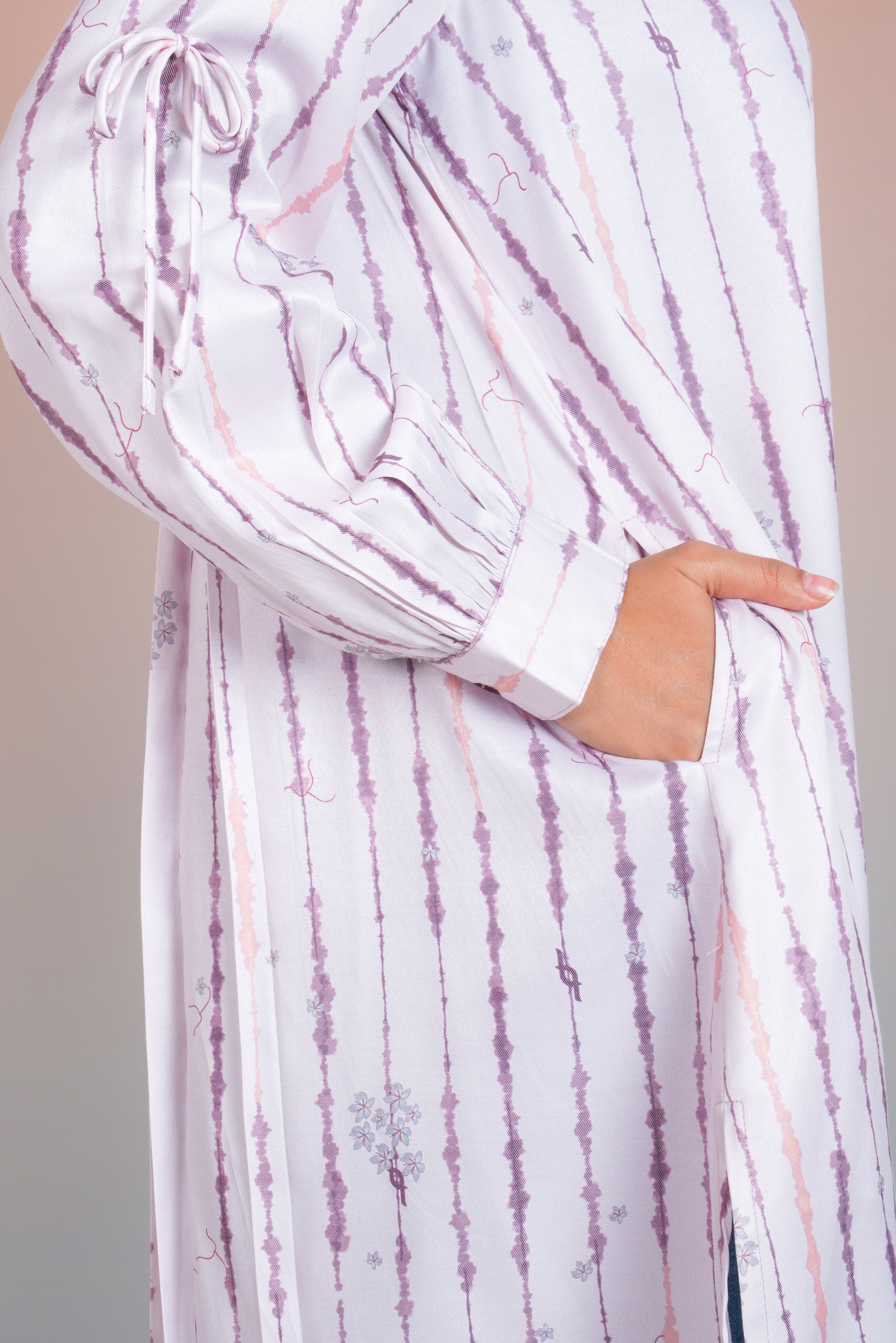 LONG TUNIK SAFFRON SPLATTER