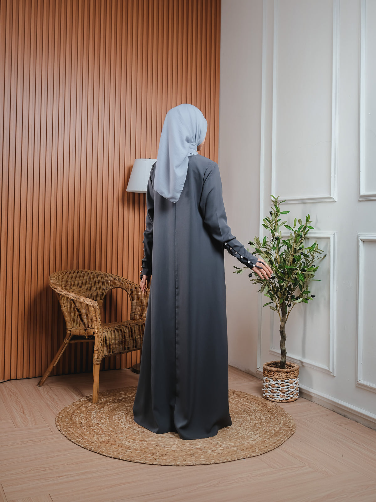 Elzatta Gamis Lengan Kancing A