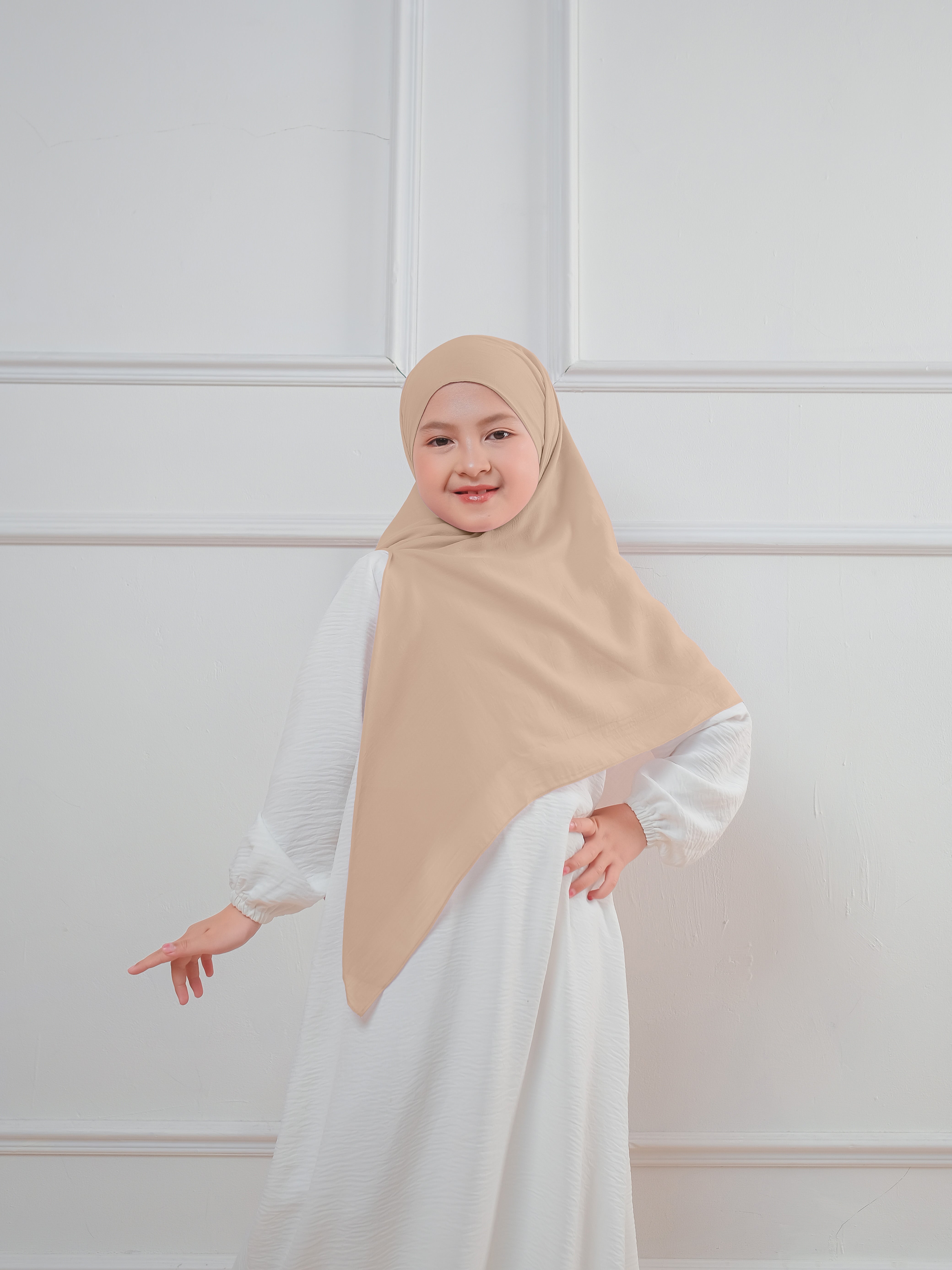 Instan Khimar Bandana Kids Tiramissu